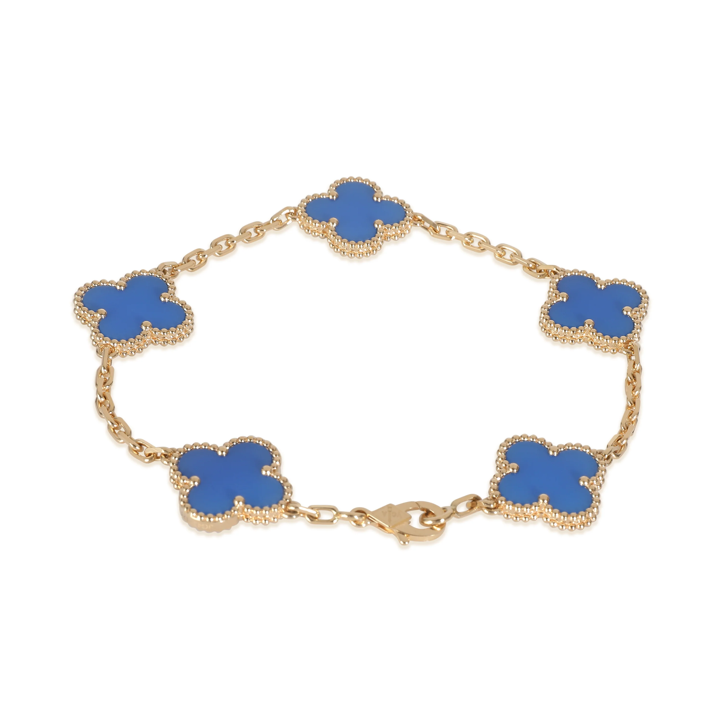 Alhambra Agate Bracelet in 18k Yellow Gold - Image 3