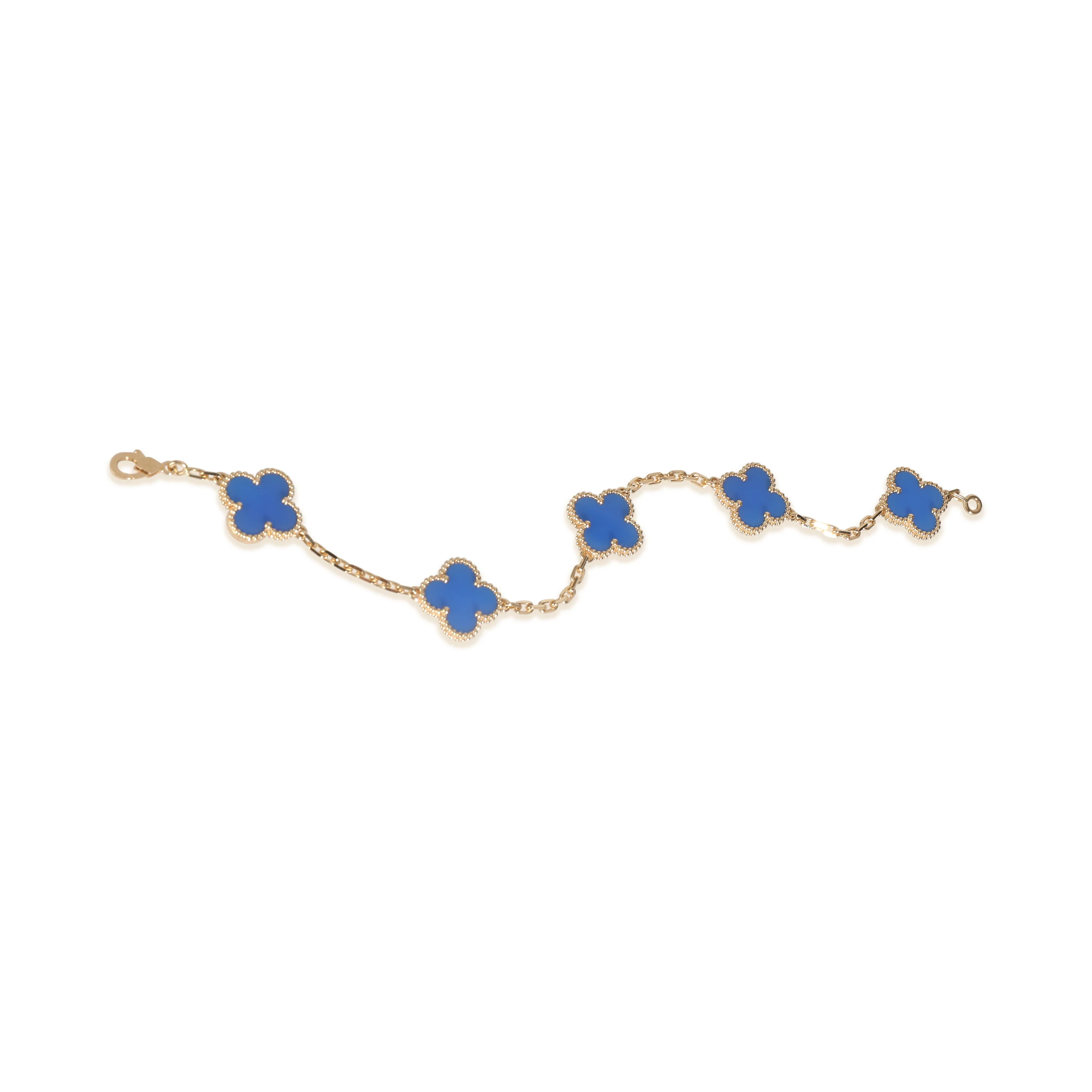 Alhambra Agate Bracelet in 18k Yellow Gold - Image 5