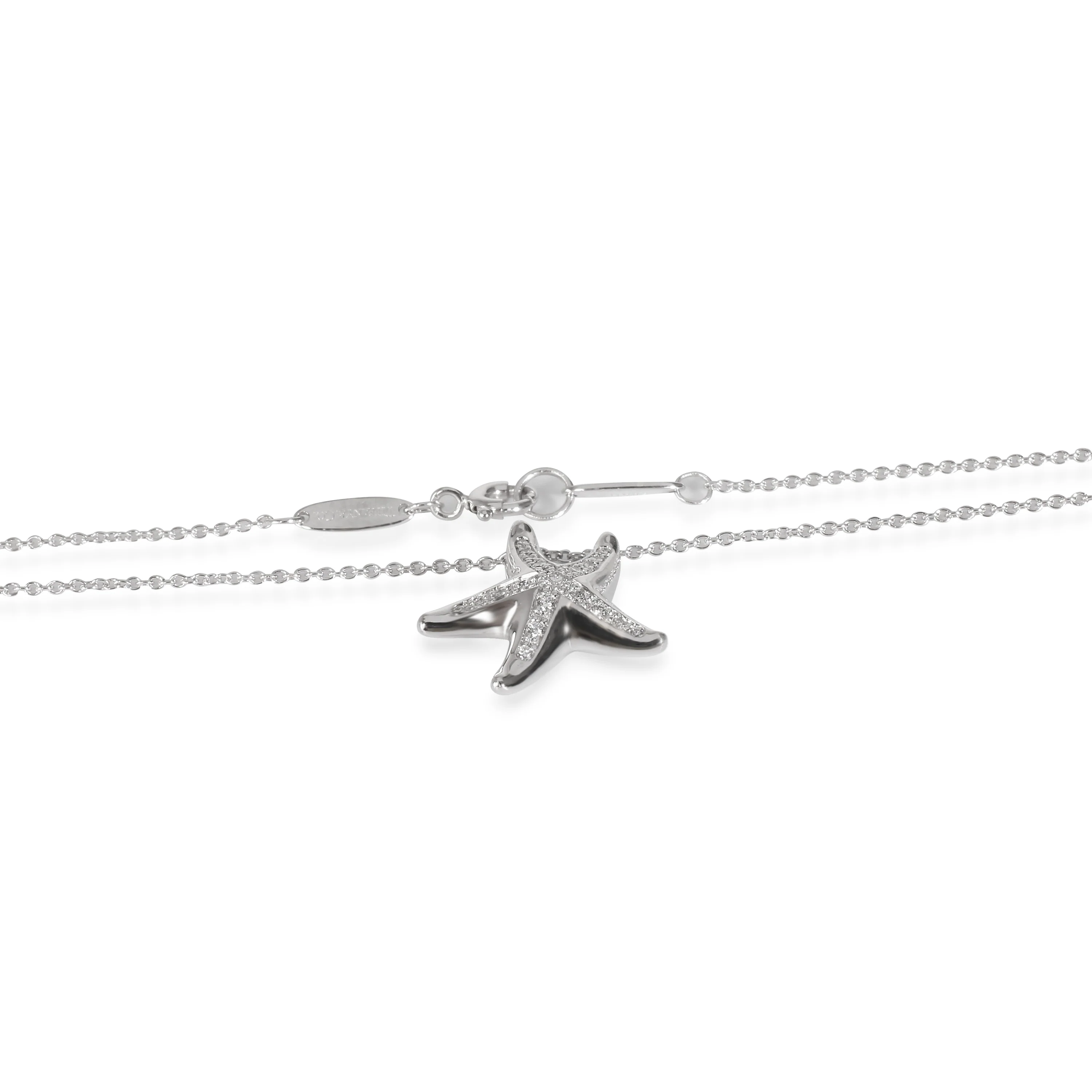 Elsa Peretti Fashion Pendant in  Platinum 0.1 CTW - Image 3