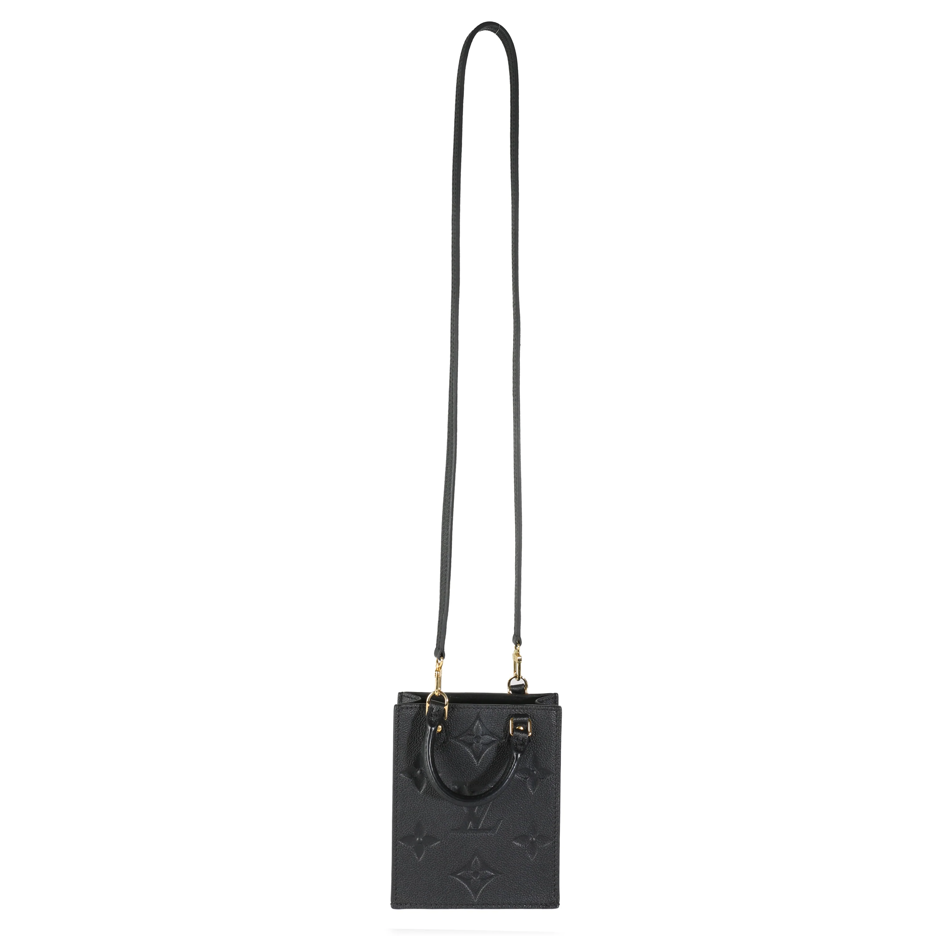Black Monogram Empreinte Petite Sac Plat - Image 5