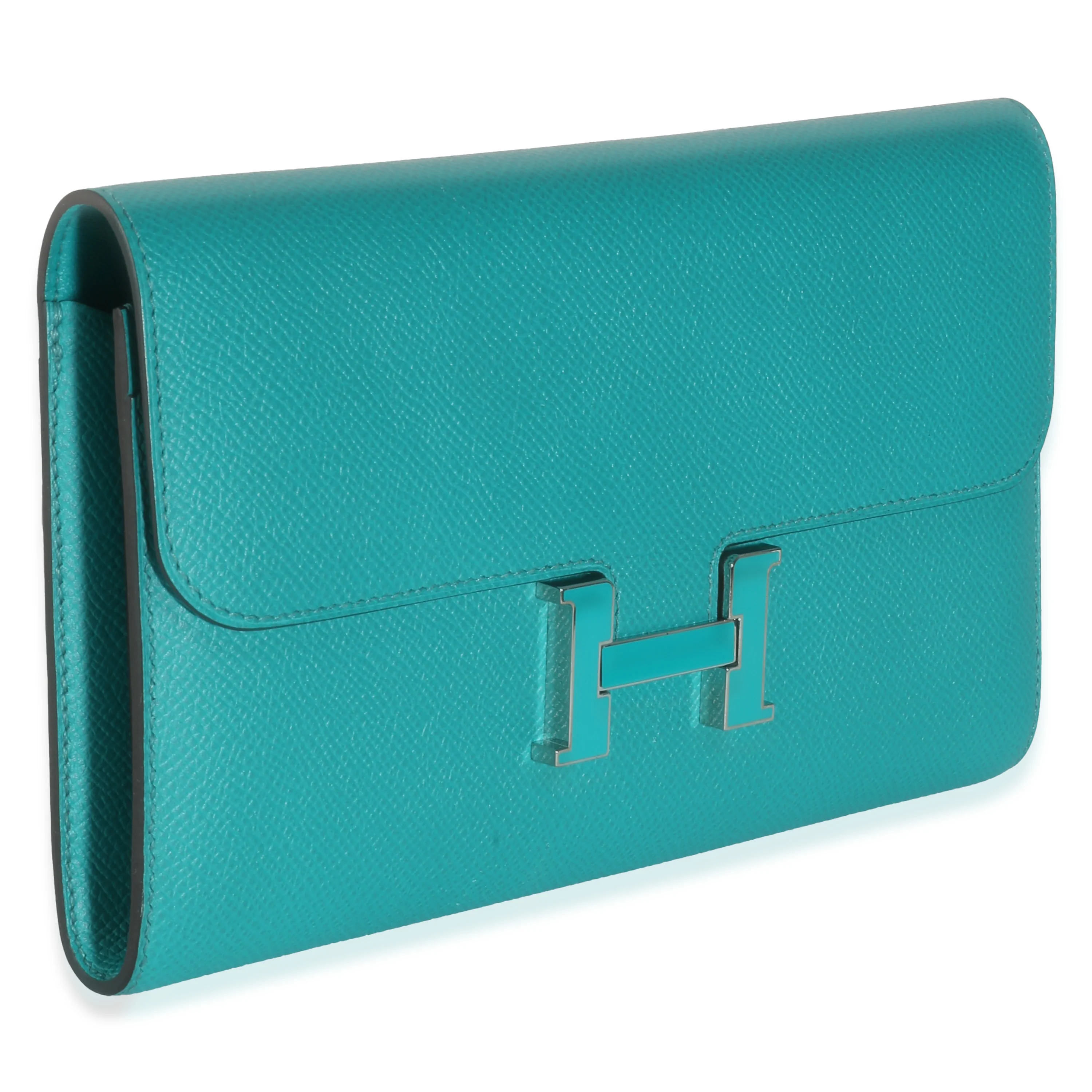 Bleu Paon Epsom Constance Long Wallet - Image 3