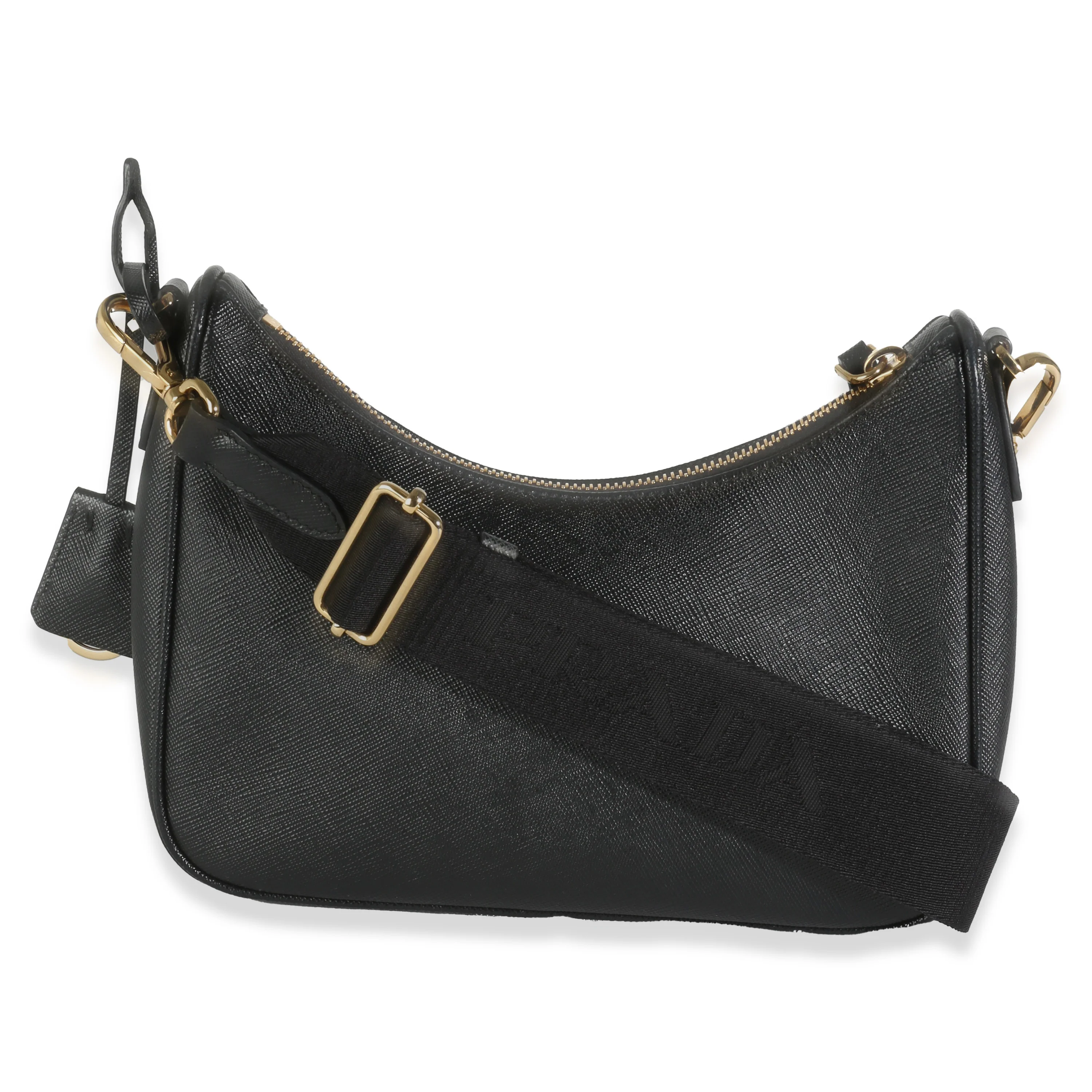 Black Saffiano Re-Edition 2005 Bag - Image 4