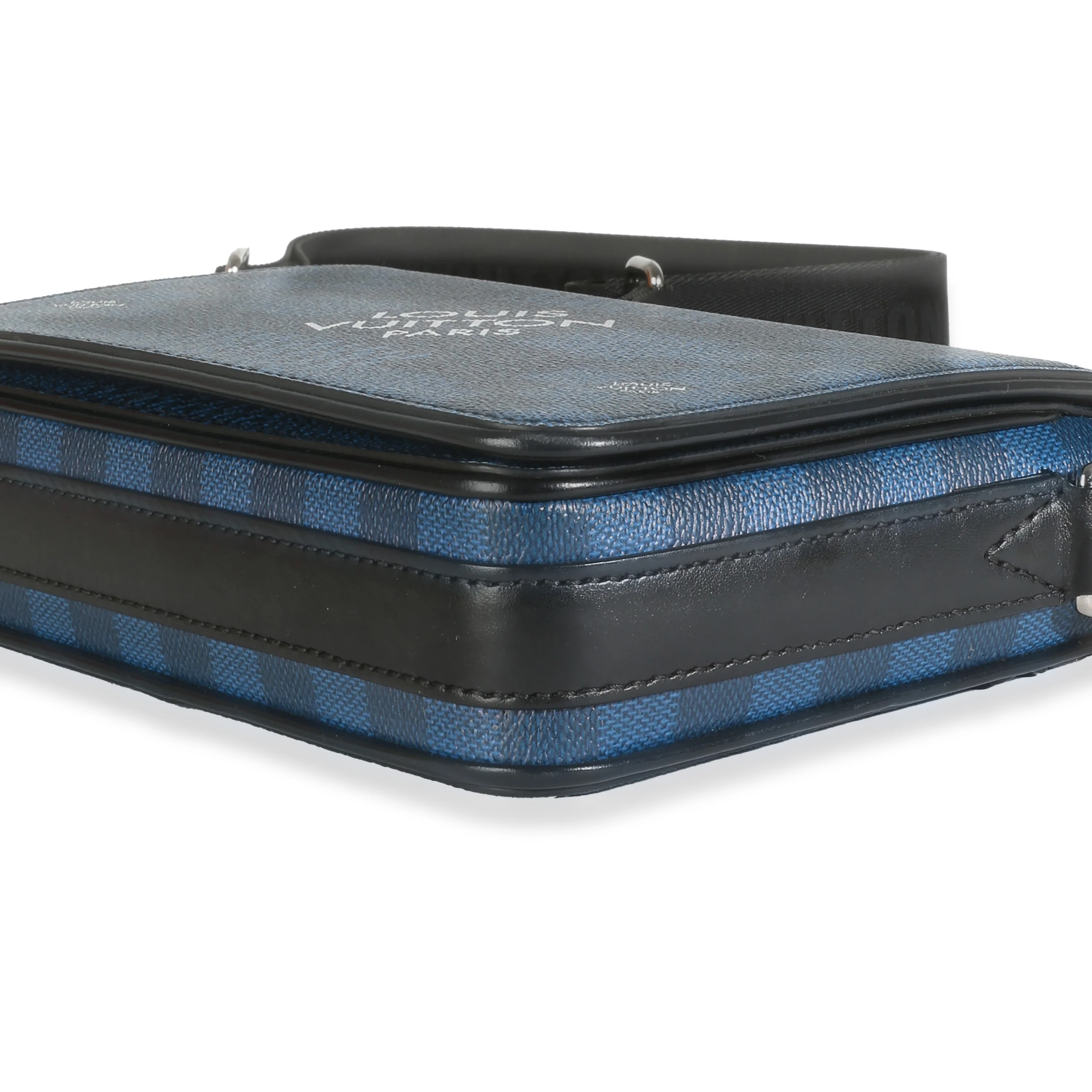 Navy Damier Graphite Canvas 3D Studio Messenger - Image 5