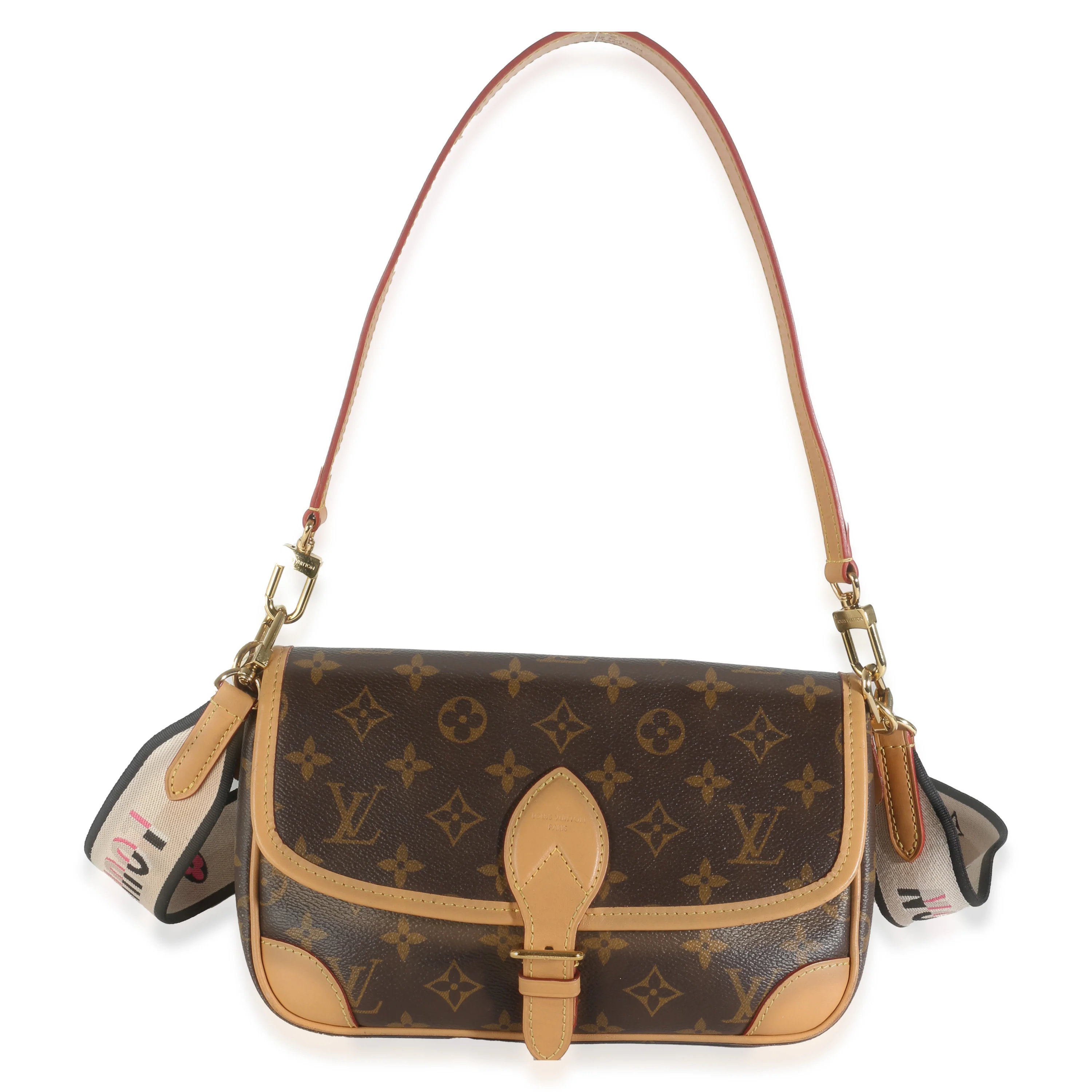 Black Monogram Canvas Diane