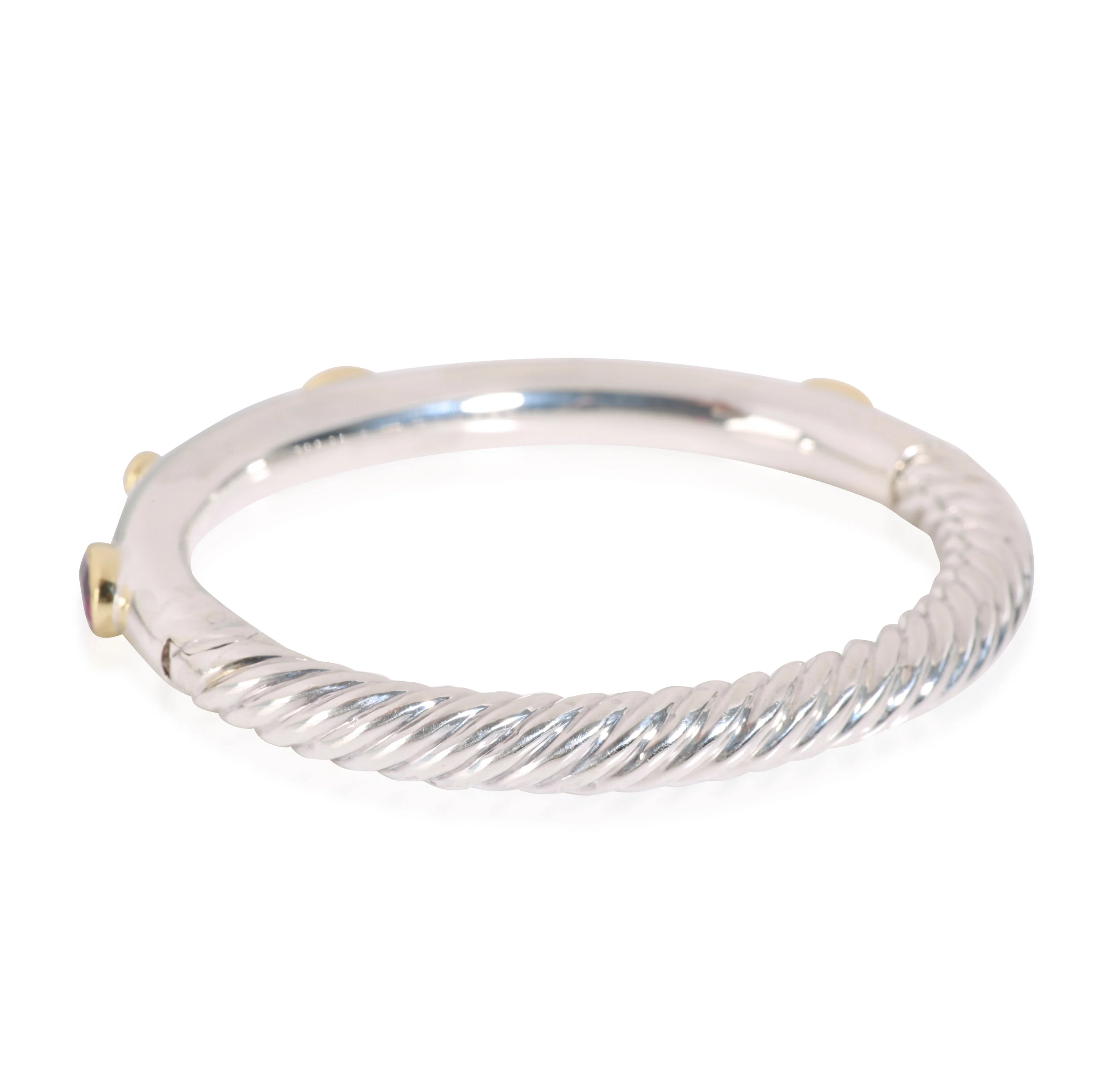 Tourmaline Bracelet in 18k Yellow Gold/Sterling Silver 0.16 CTW - Image 3