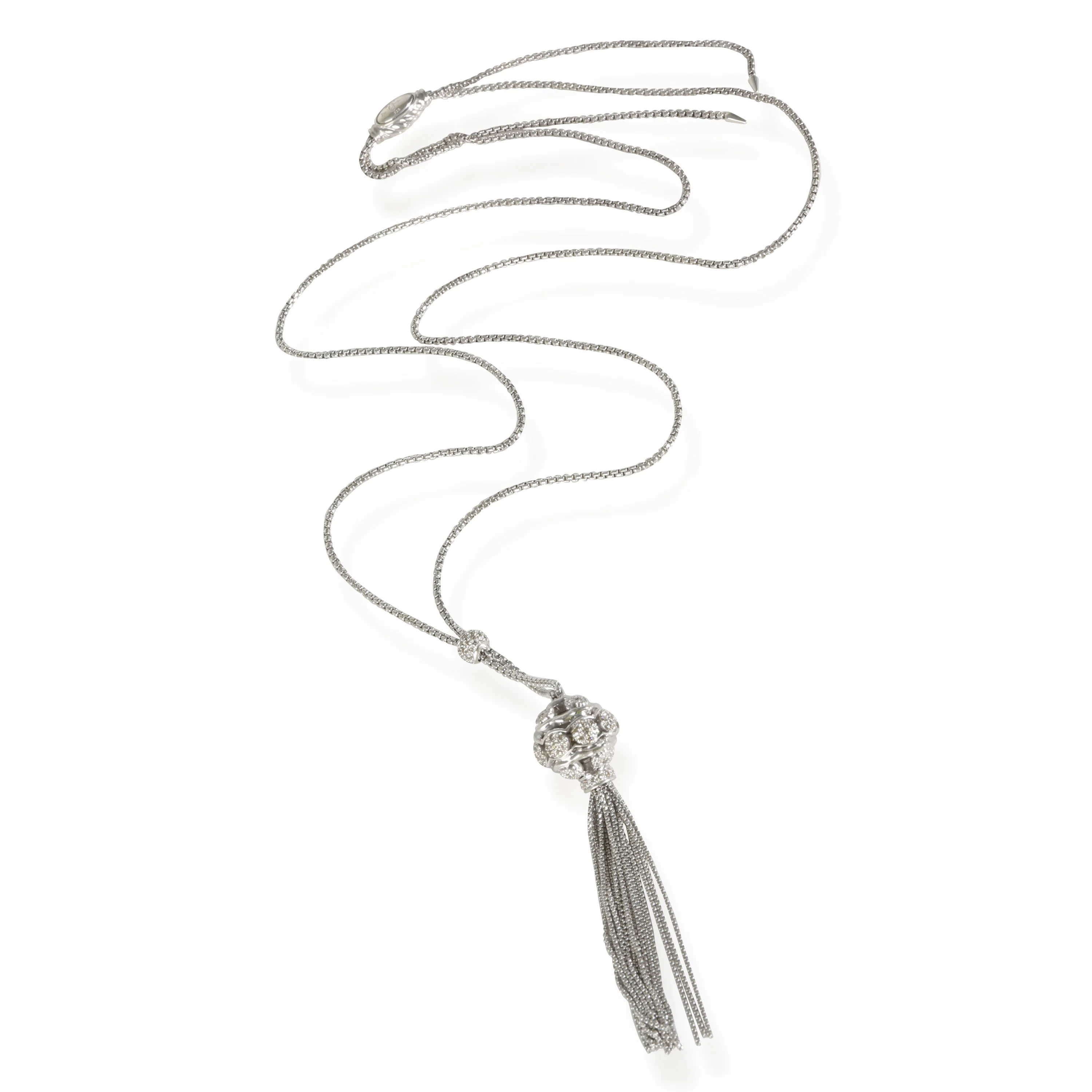 Elements Necklace in  Sterling Silver 1.4 CTW - Image 2