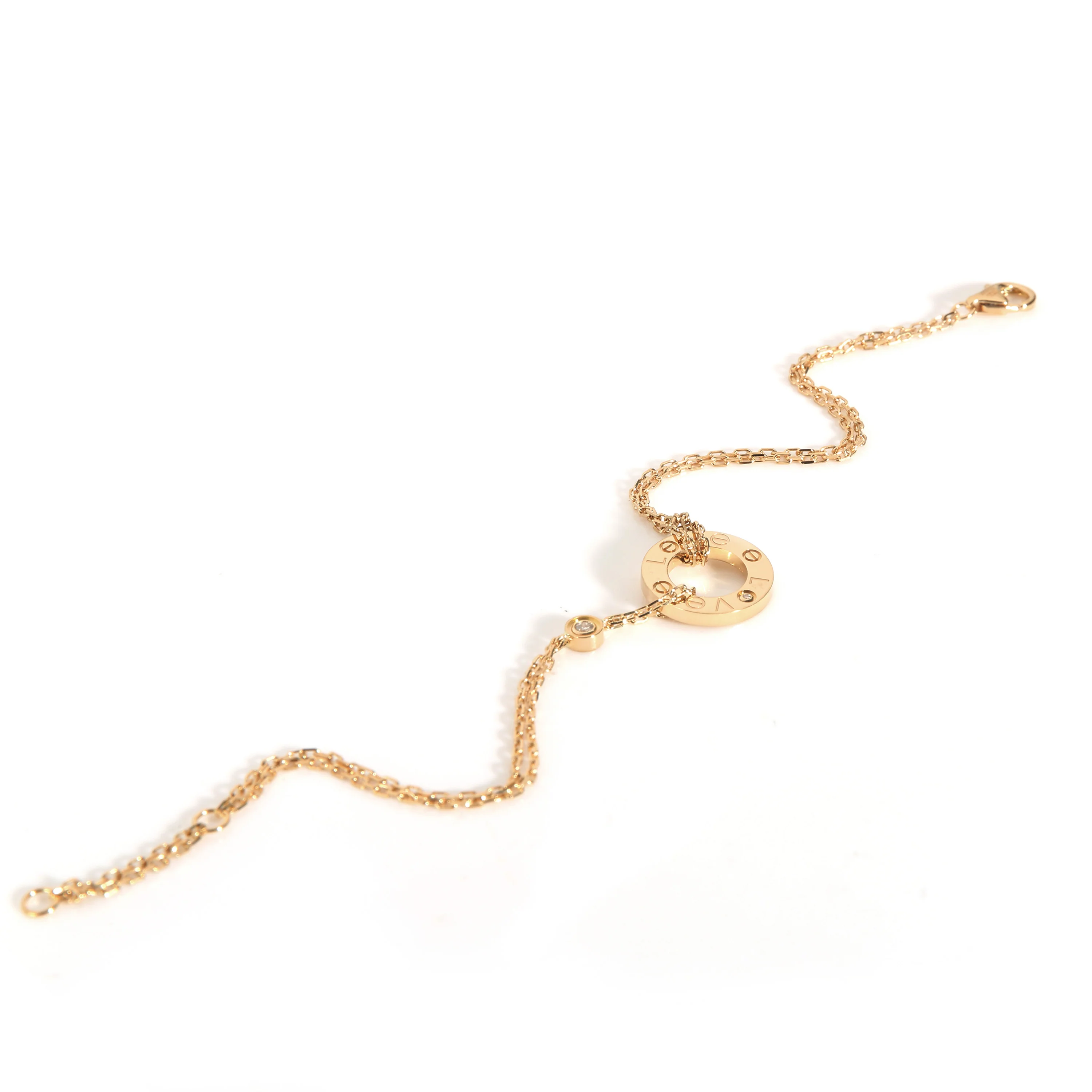 Love Bracelet, Diamonds (Yellow Gold) - Image 2