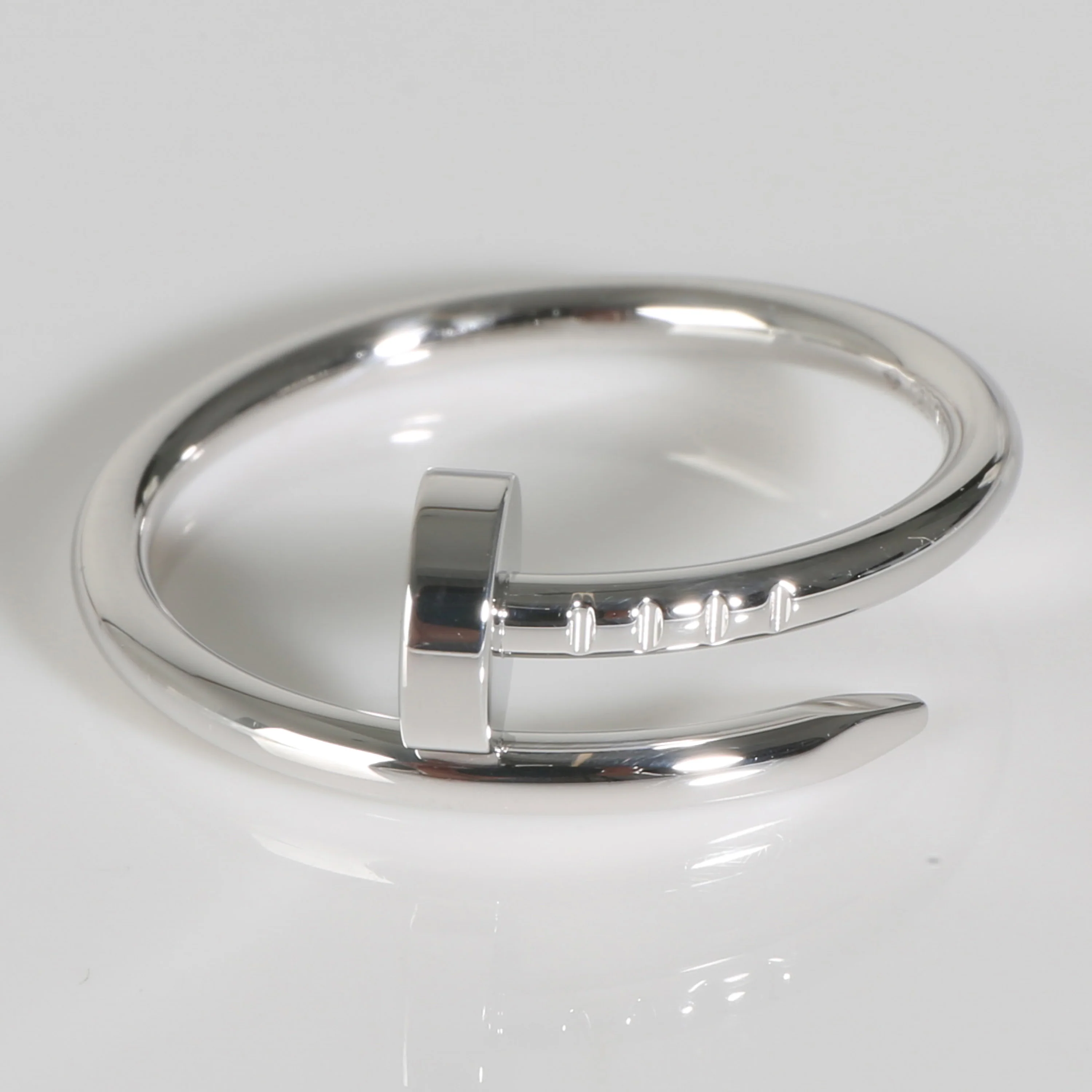 Juste Un Clou Ring, Small Model (White Gold)
