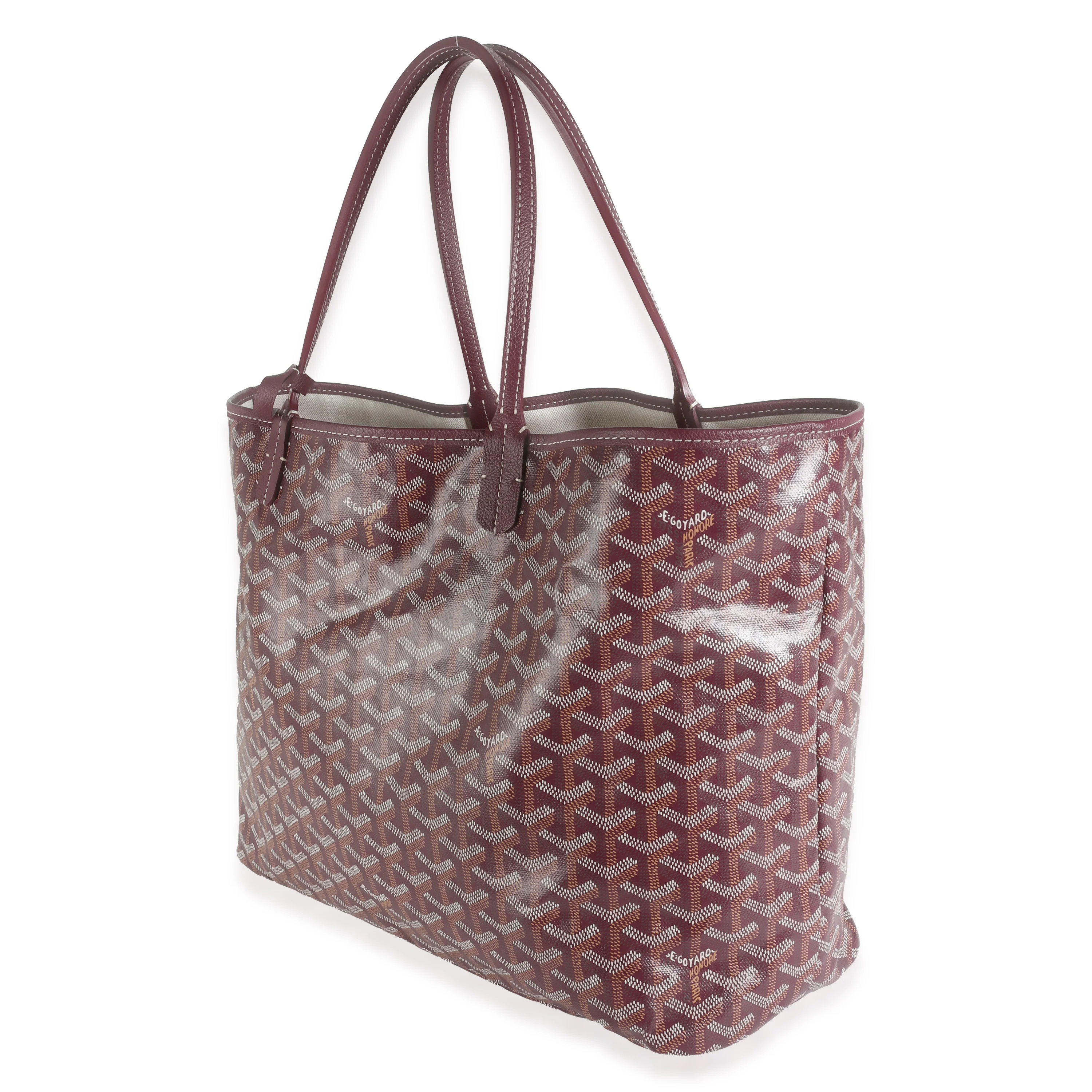 Burgundy Goyardine Canvas Saint Louis PM - Image 2