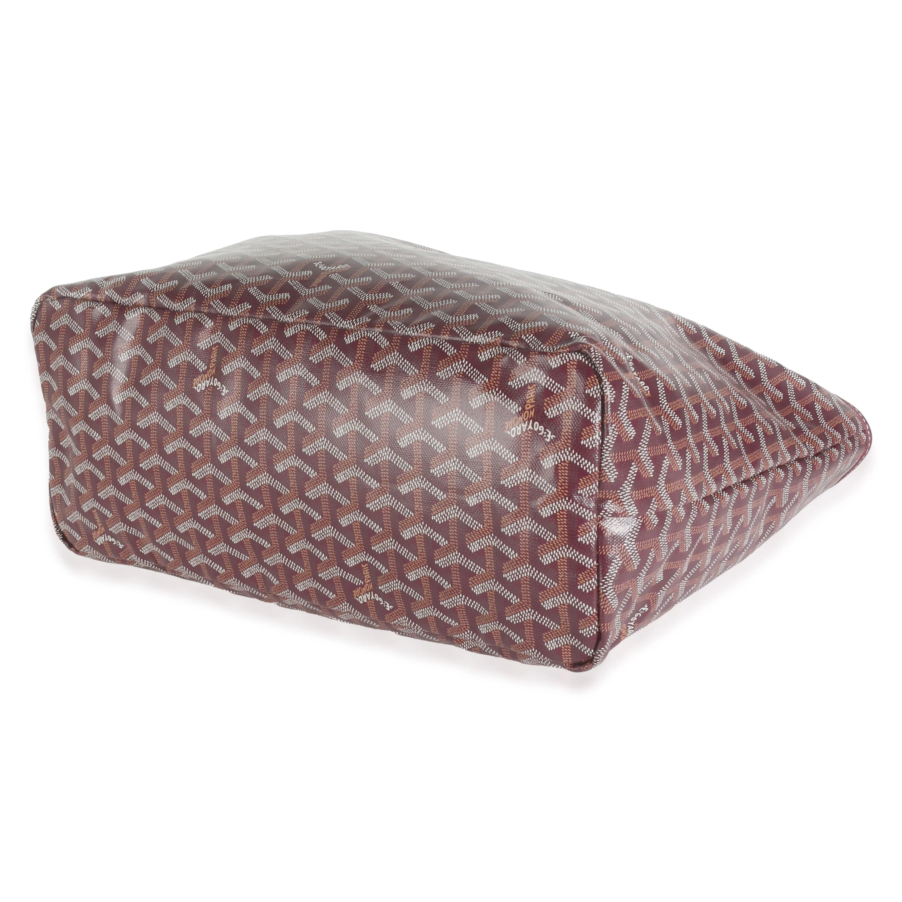 Burgundy Goyardine Canvas Saint Louis PM - Image 7