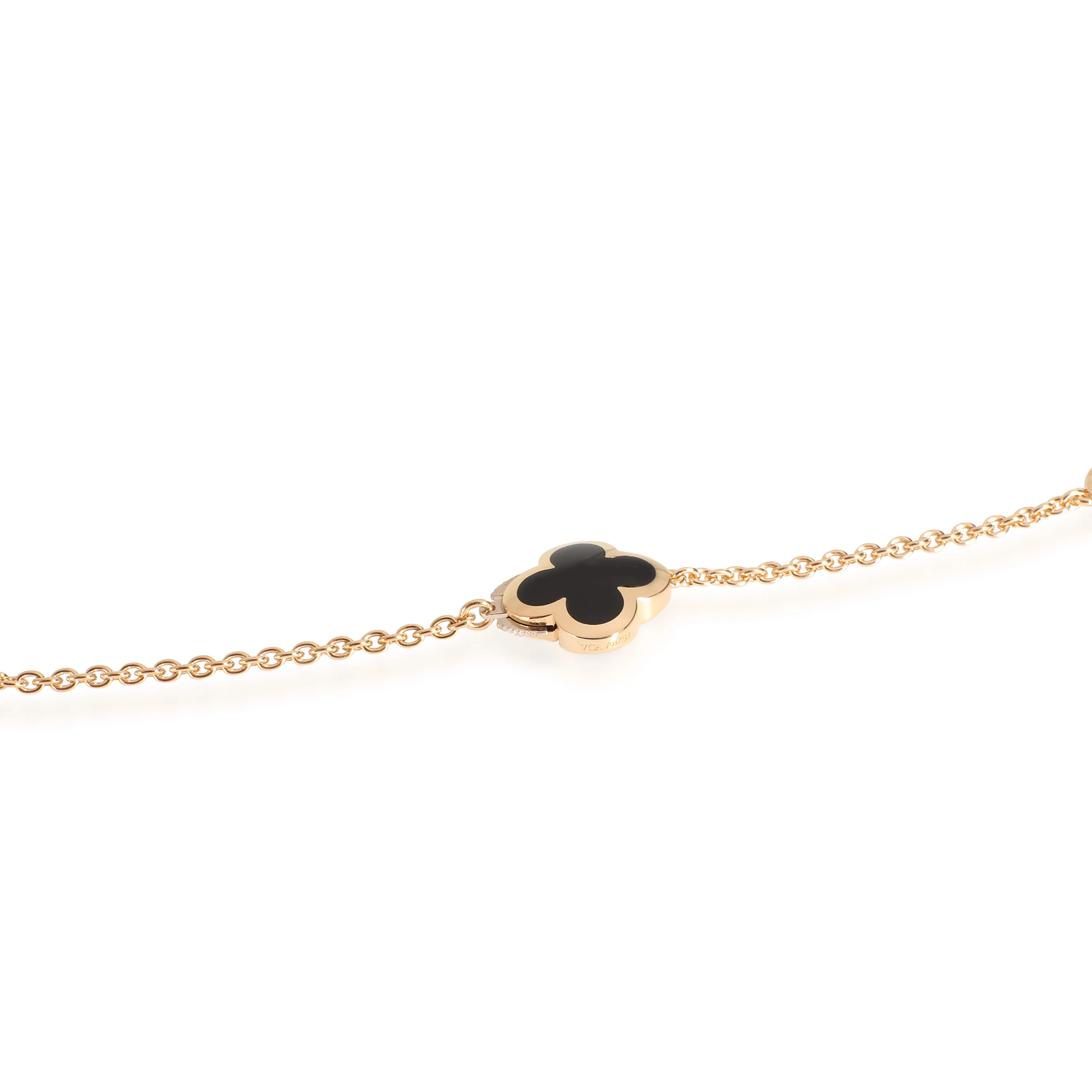 Pure Alhambra Necklace With Onyx - Image 4