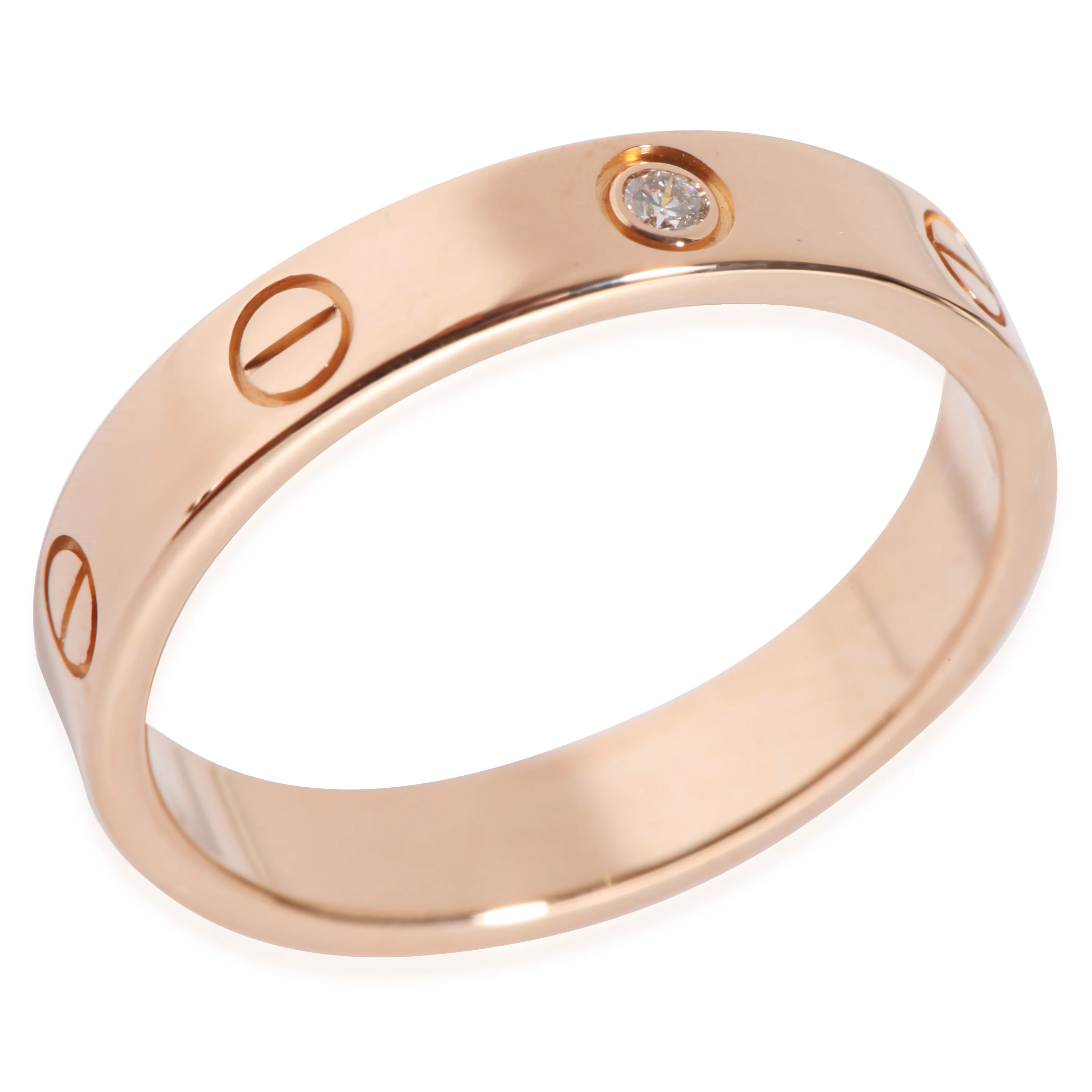 Love Wedding Band, Diamond (Rose Gold) - Image 2