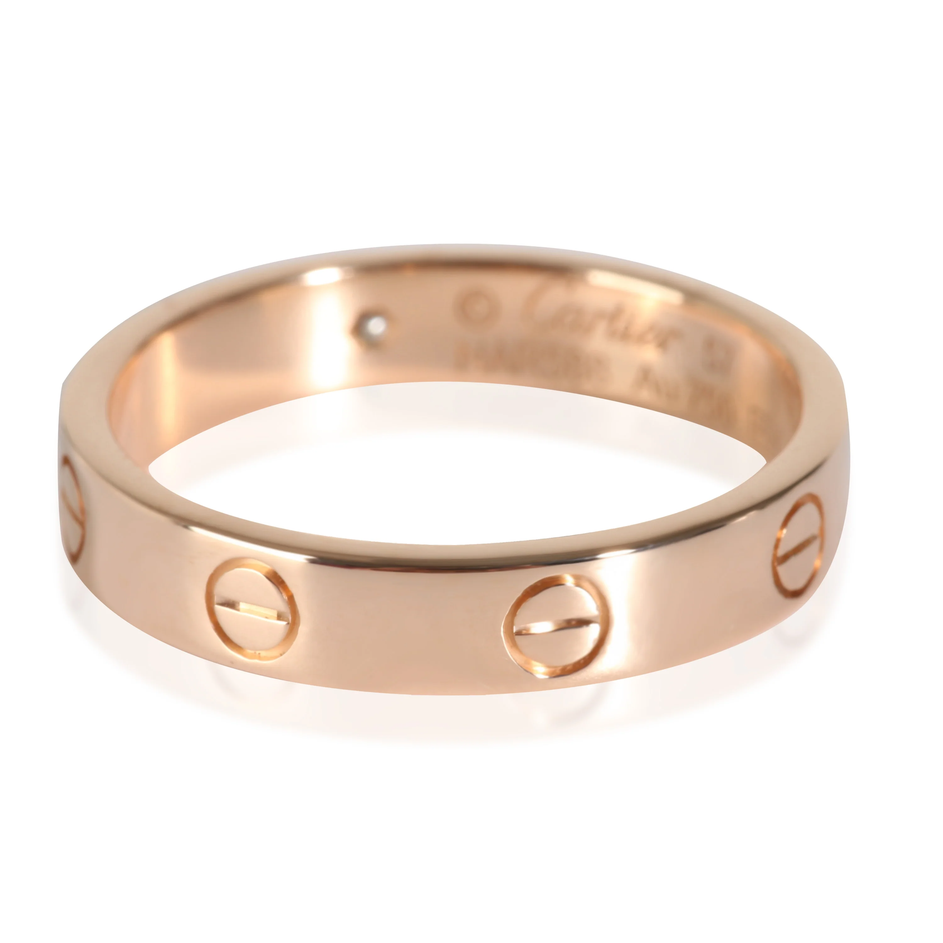 Love Wedding Band, Diamond (Rose Gold) - Image 3