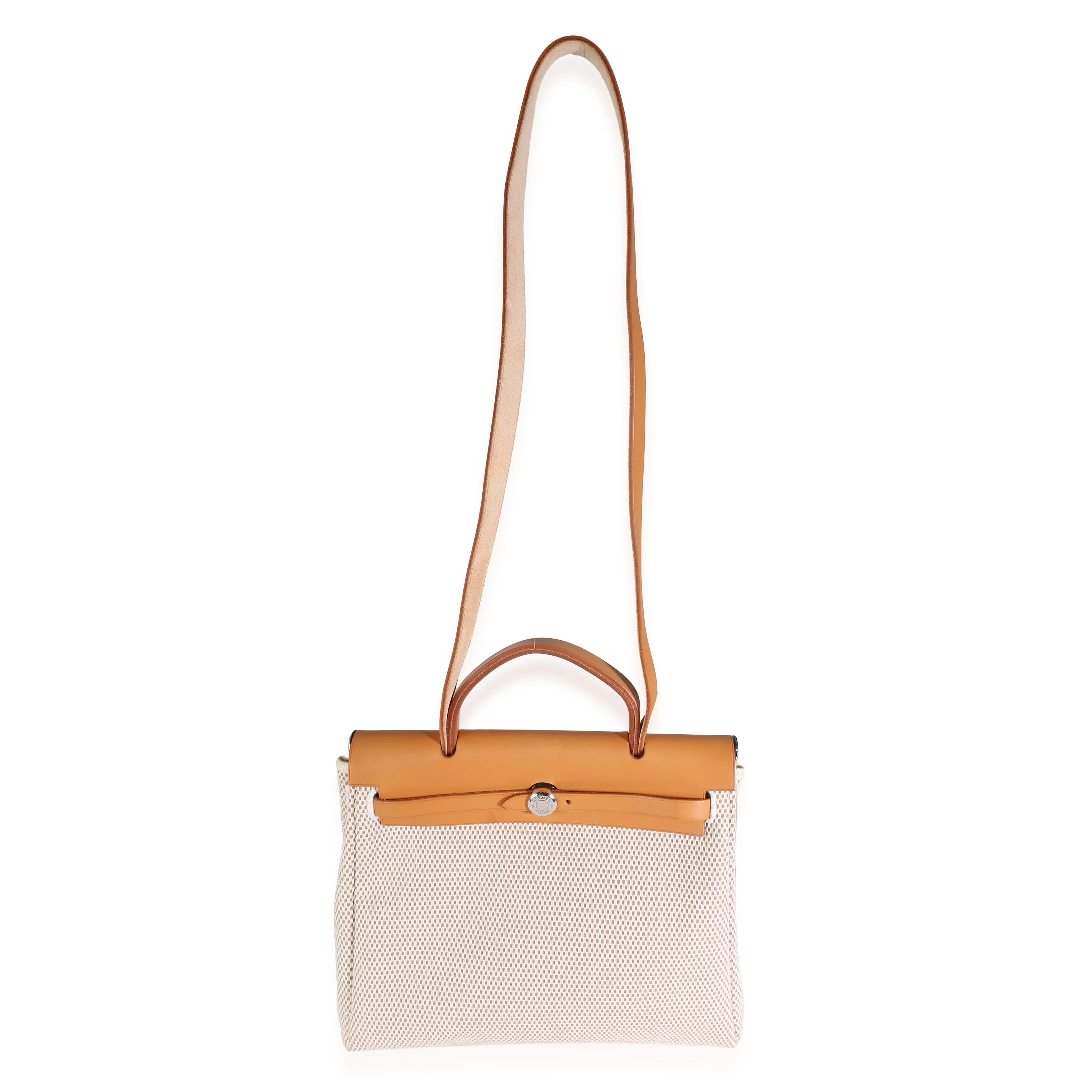 Naturel Sable Ecru Toile H Canvas Herbag 31 PM PHW - Image 9