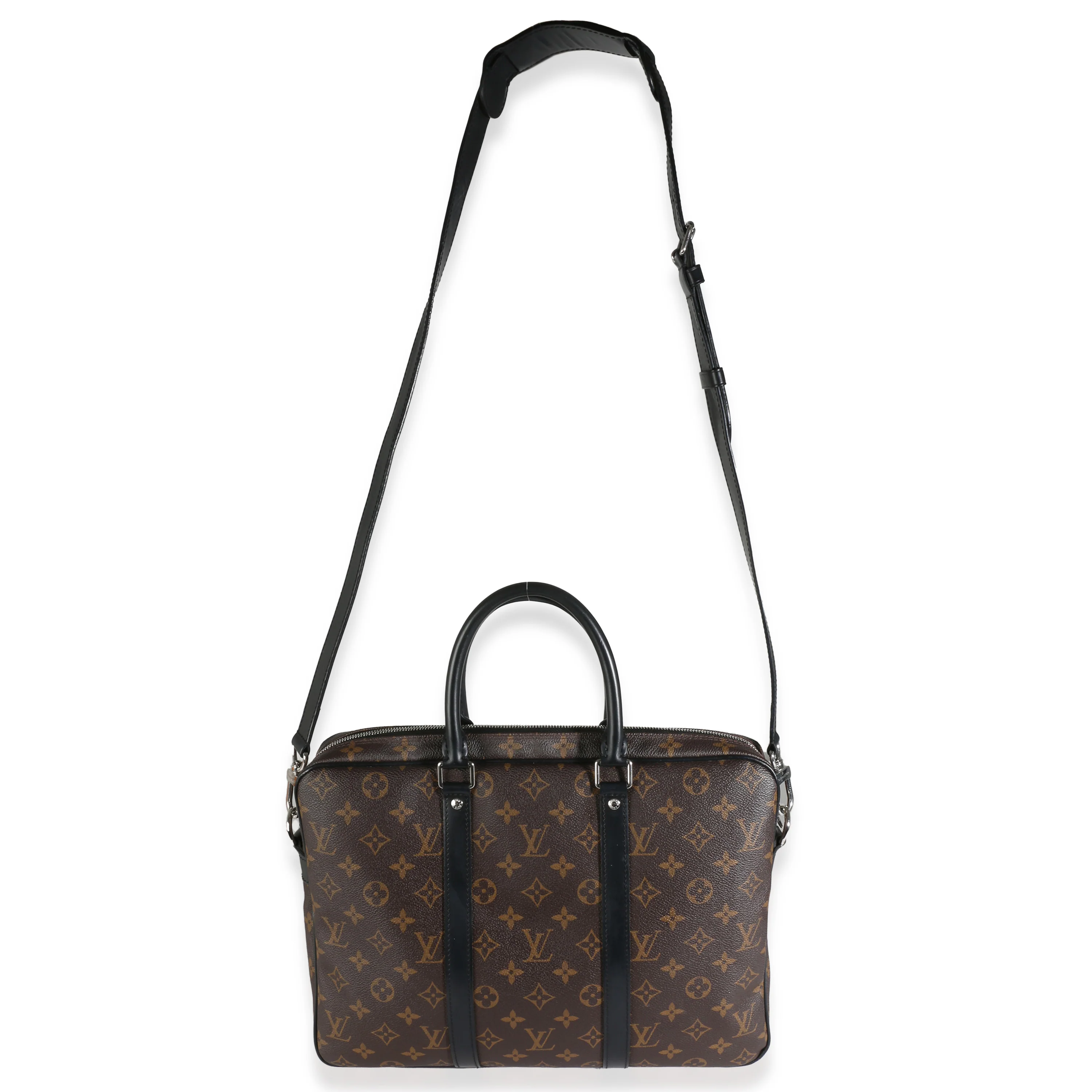 Monogram Macassar Porte Documents Voyage PM - Image 5