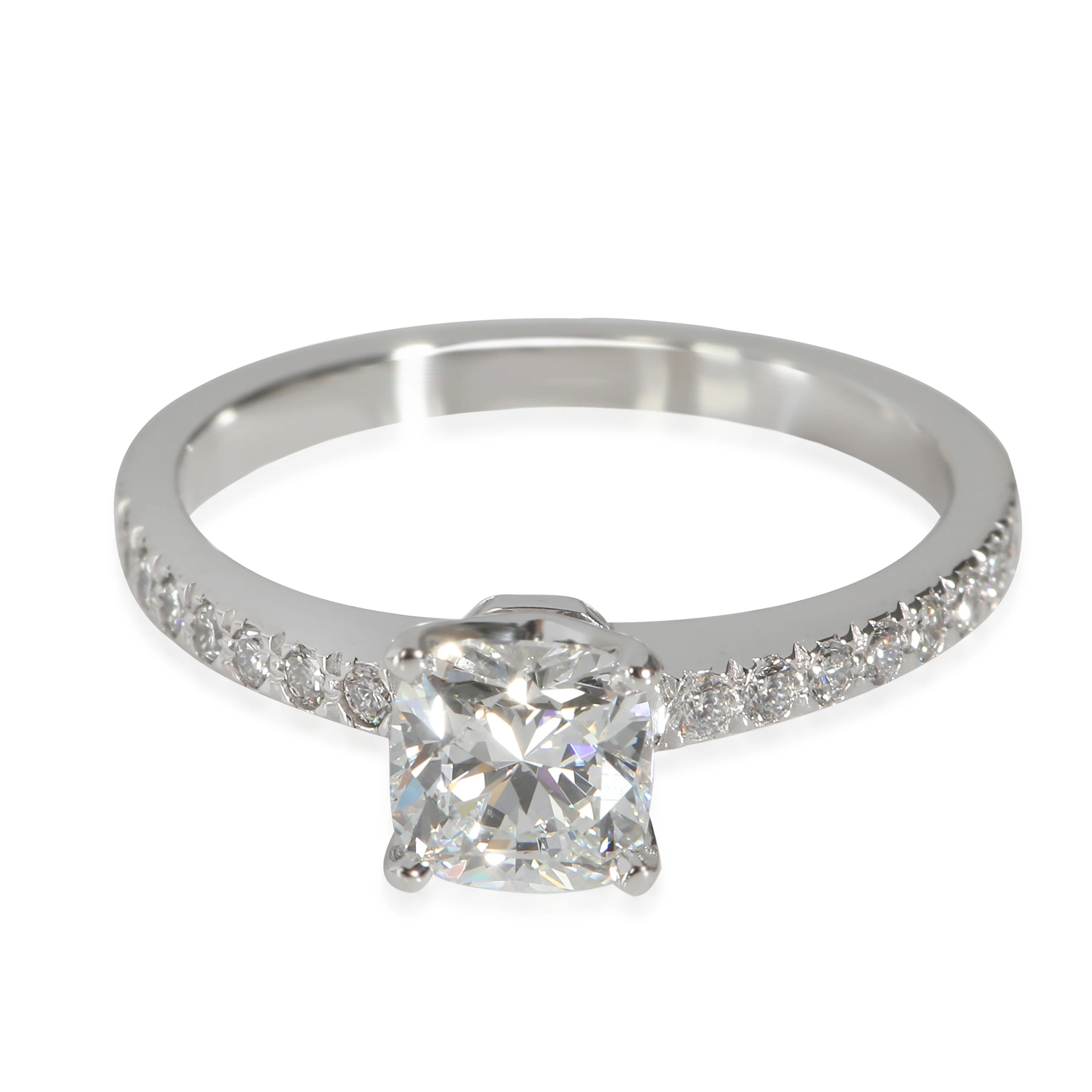 Novo Diamond Engagement Ring in Platinum F VVS1 1.04 CTW