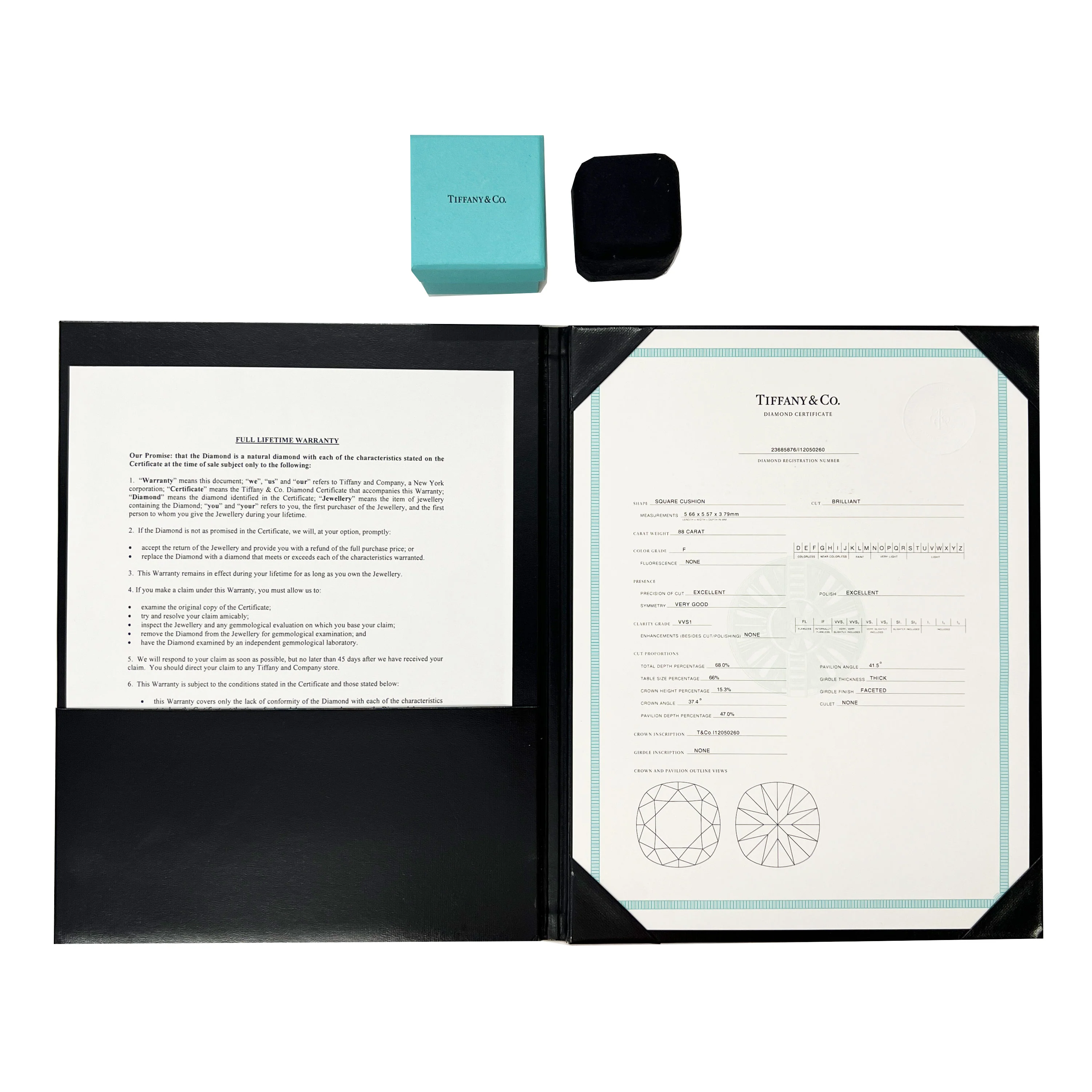 Novo Diamond Engagement Ring in Platinum F VVS1 1.04 CTW - Image 5