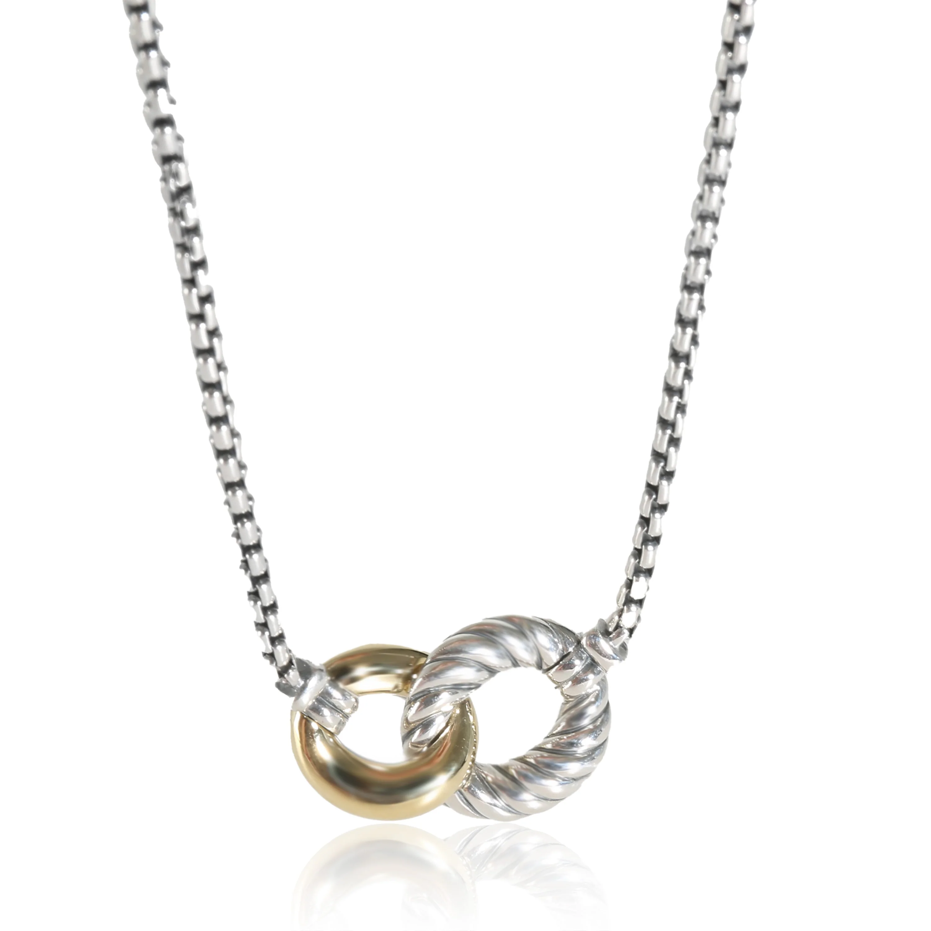 Belmont Collection Pendant in 18k Yellow Gold/Sterling Silver