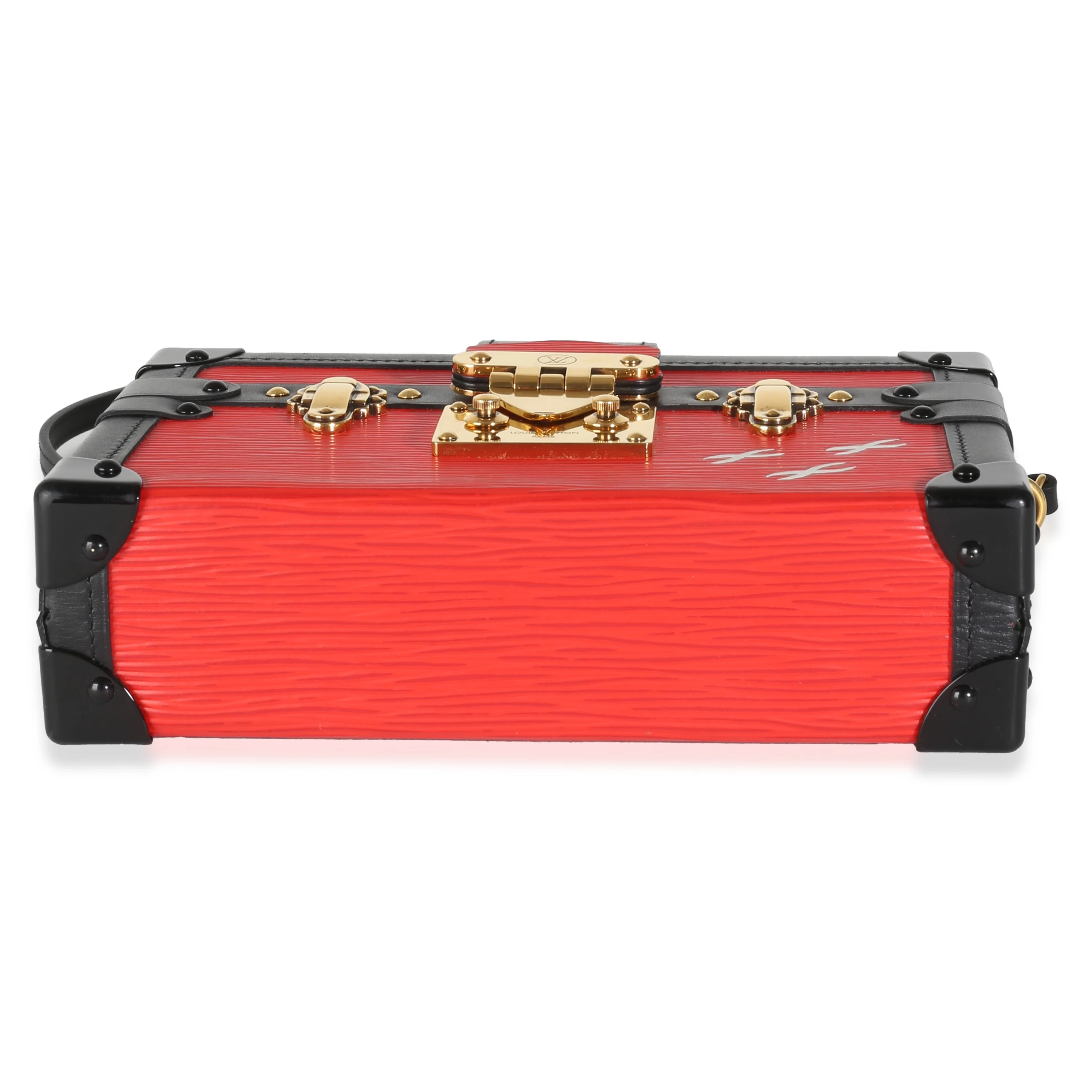 Red Black Epi Petite Malle - Image 4