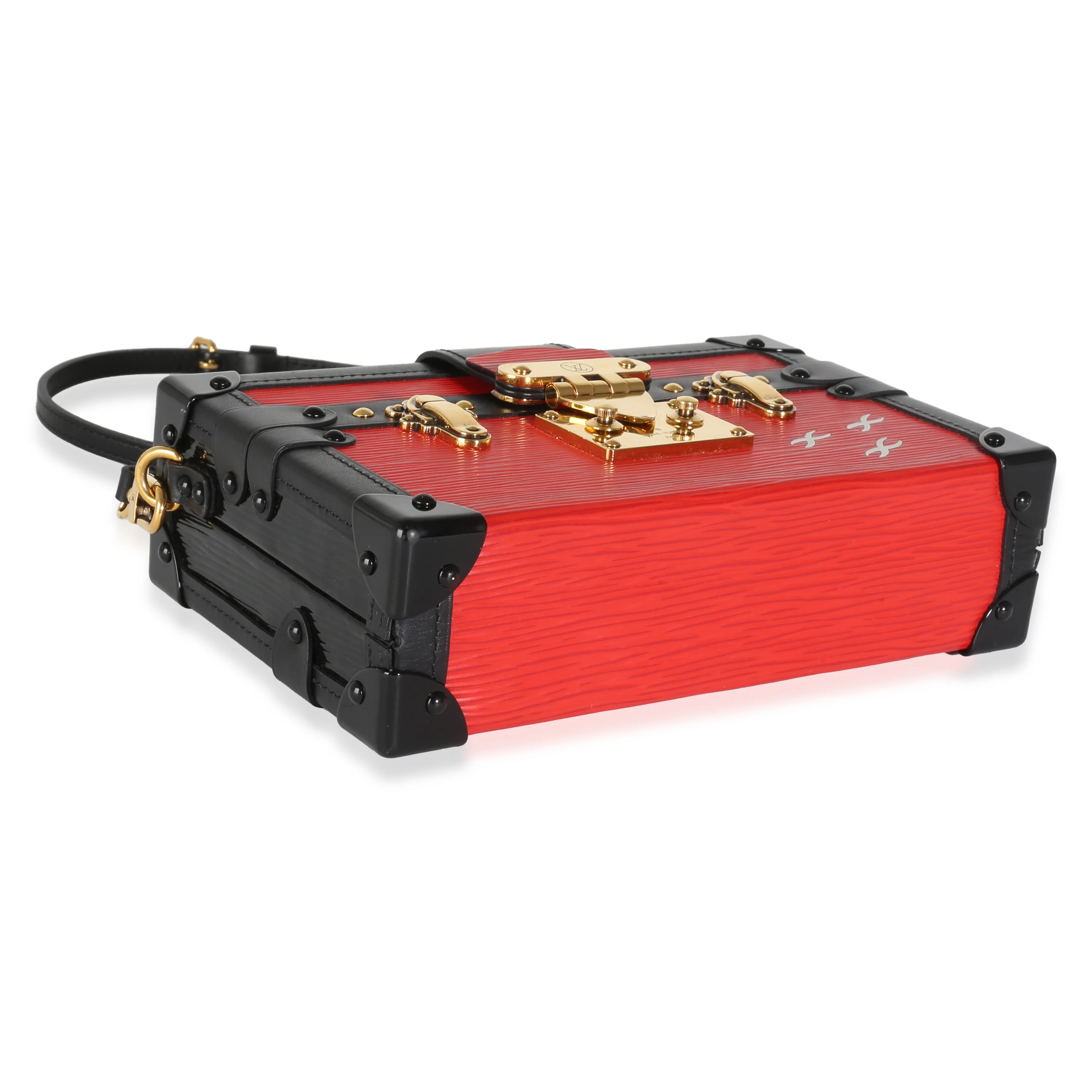 Red Black Epi Petite Malle - Image 5