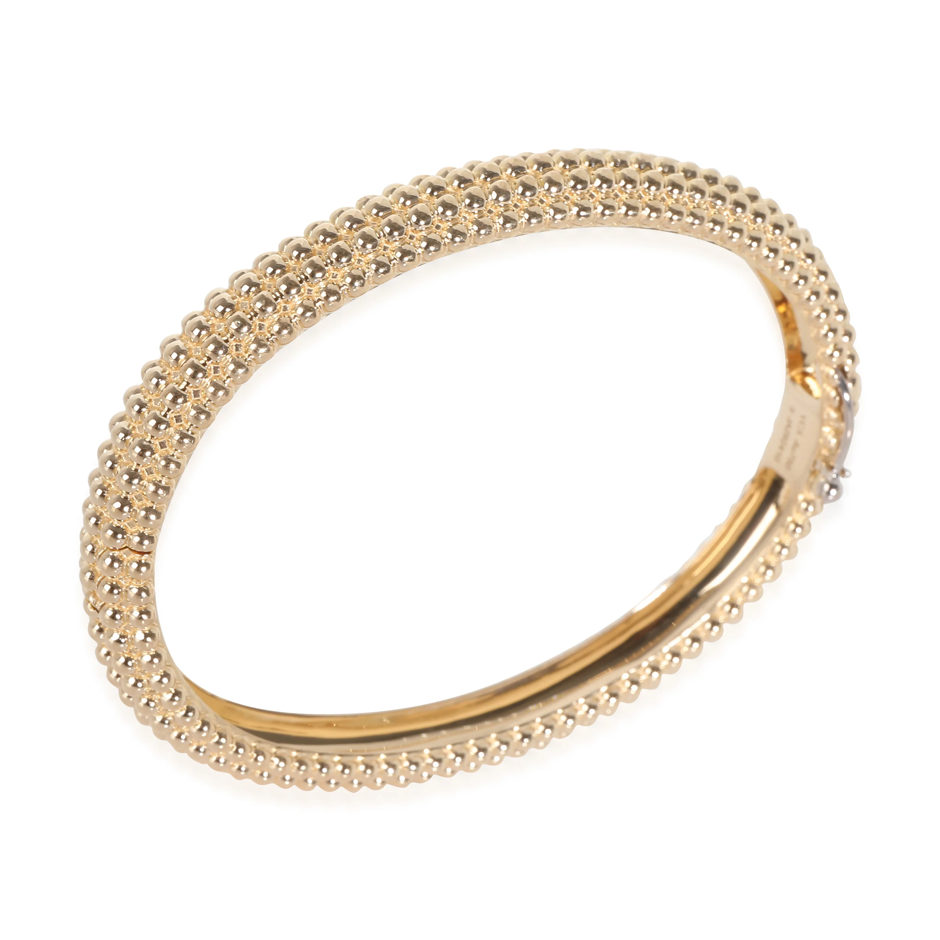 Perlee 5 Row Bangle in 18K Yellow Gold, Size Small - Image 3