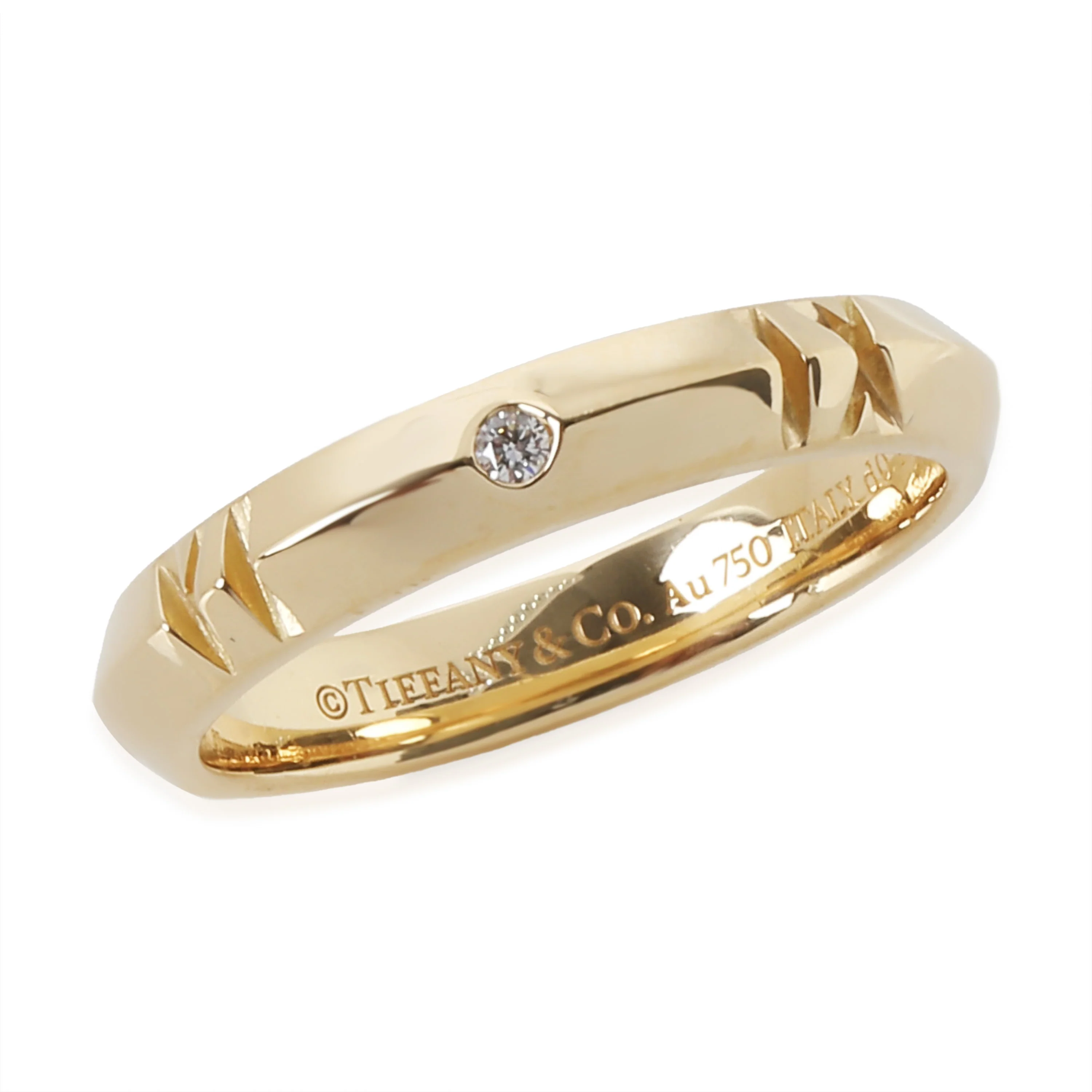 Atlas Band in 18k Yellow Gold 0.1 CTW - Image 2