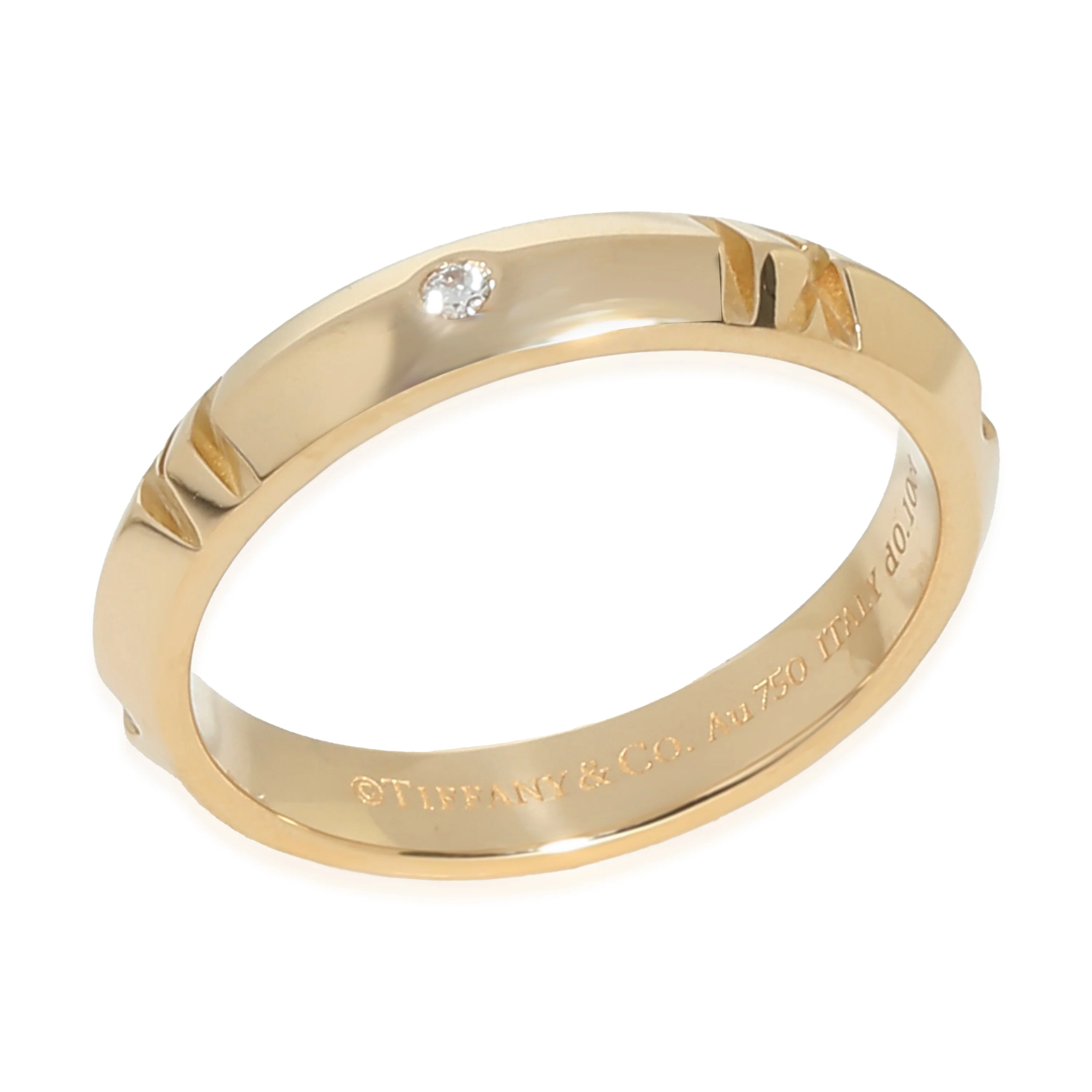 Atlas Band in 18k Yellow Gold 0.1 CTW - Image 4