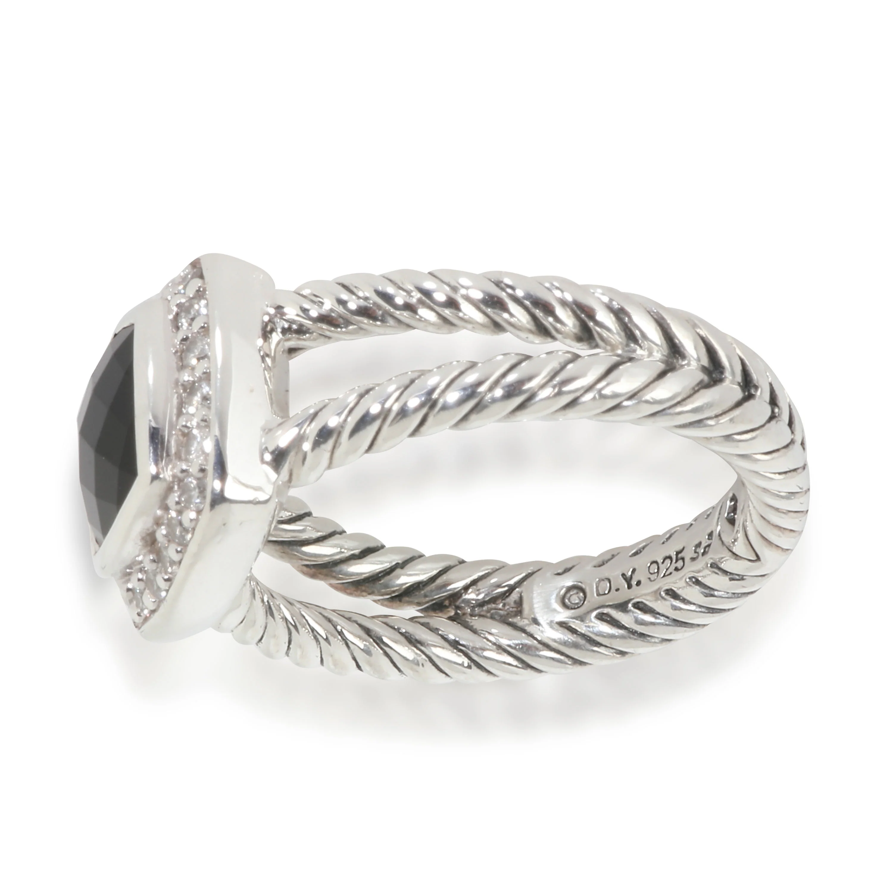 Albion Onyx Ring in  Sterling Silver 0.16 CTW - Image 2