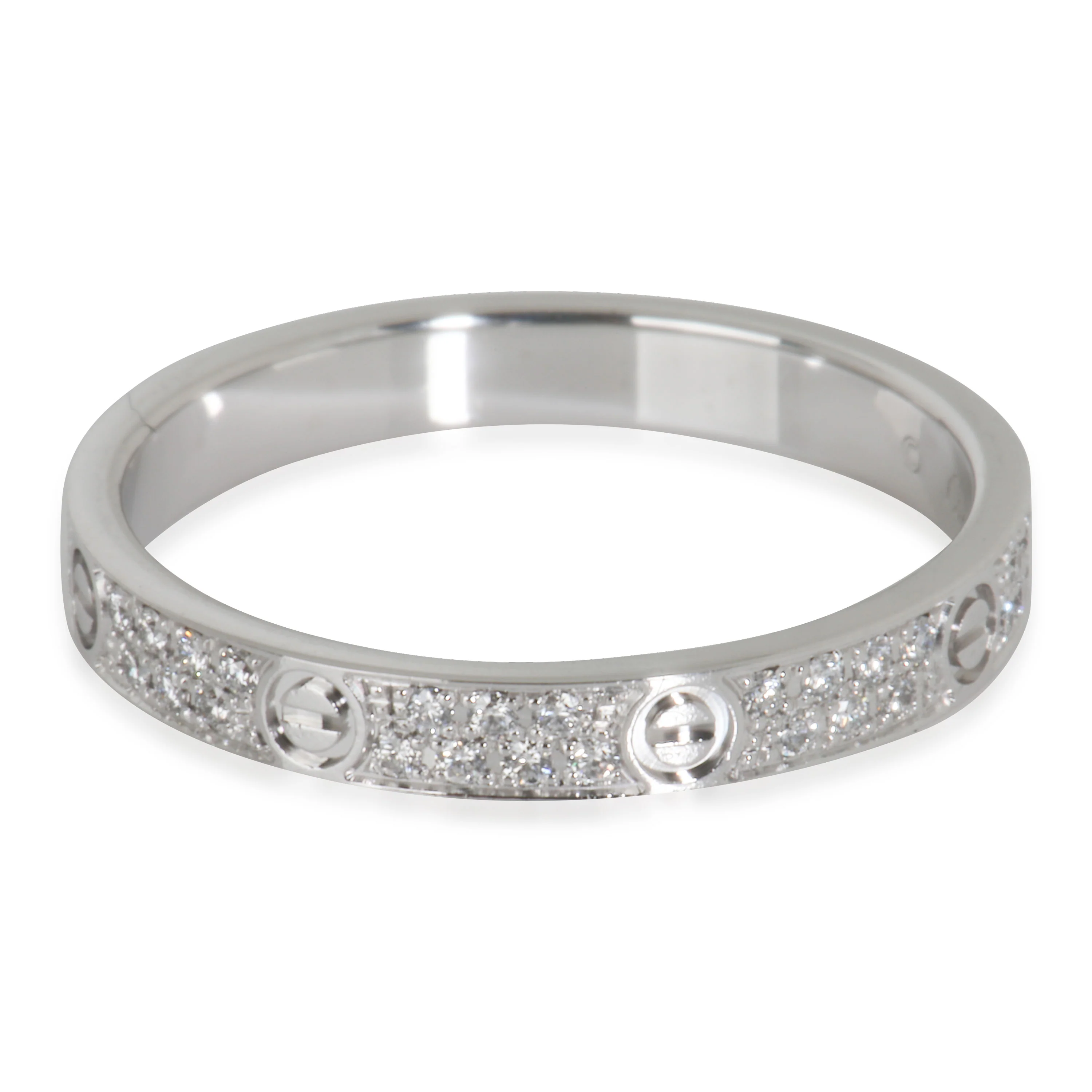 Love Ring, Small Model (White Gold, Diamonds) - Image 2