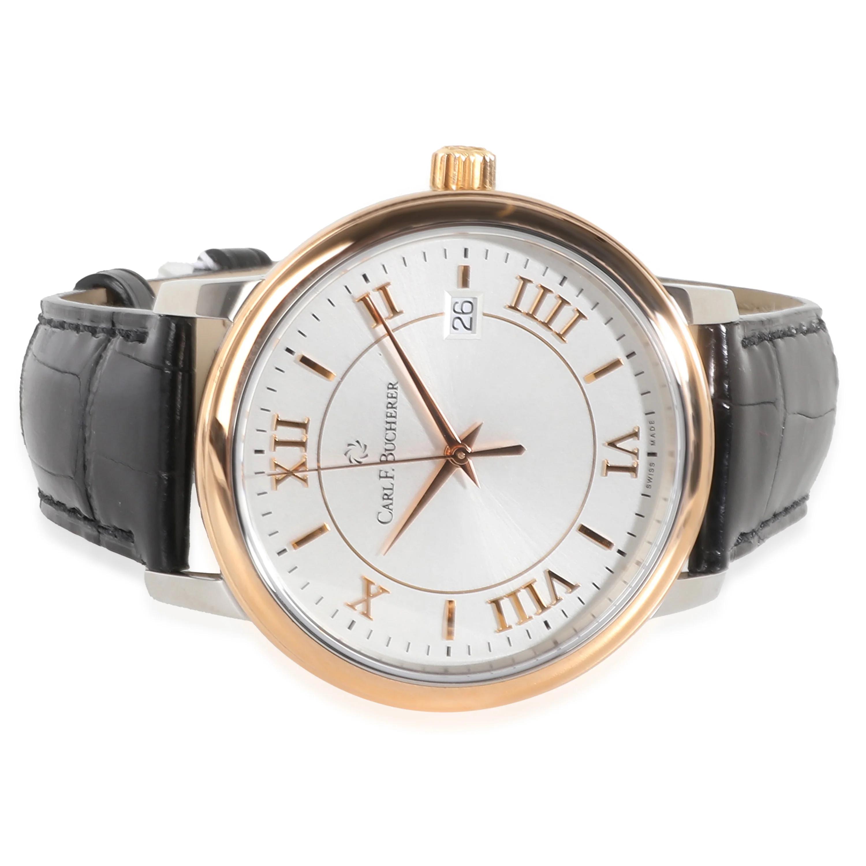 Adamavi 00.10314.07.15.01 Mens Watch in 18kt Stainless Steel/R