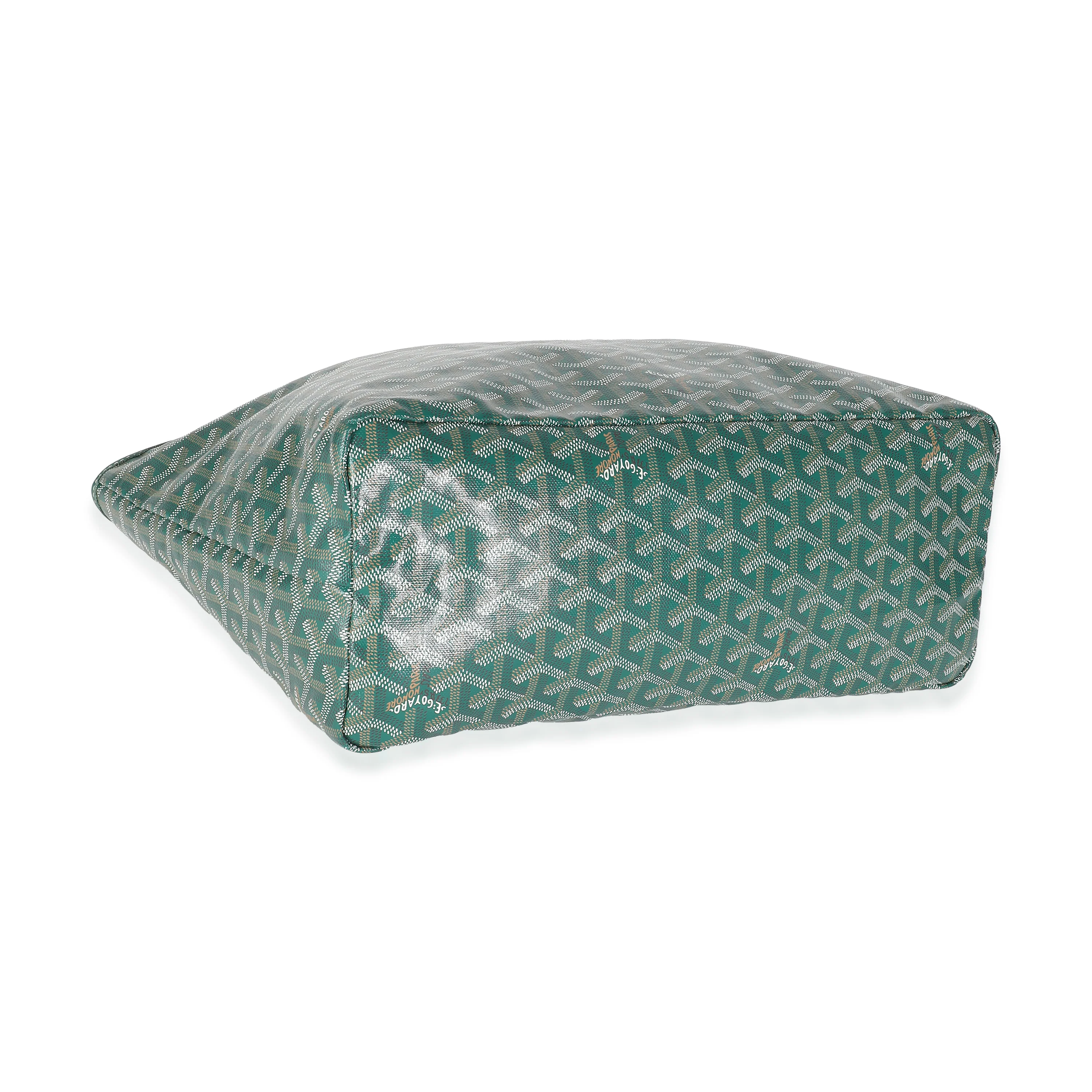 Green Goyardine Canvas Saint Louis PM - Image 6