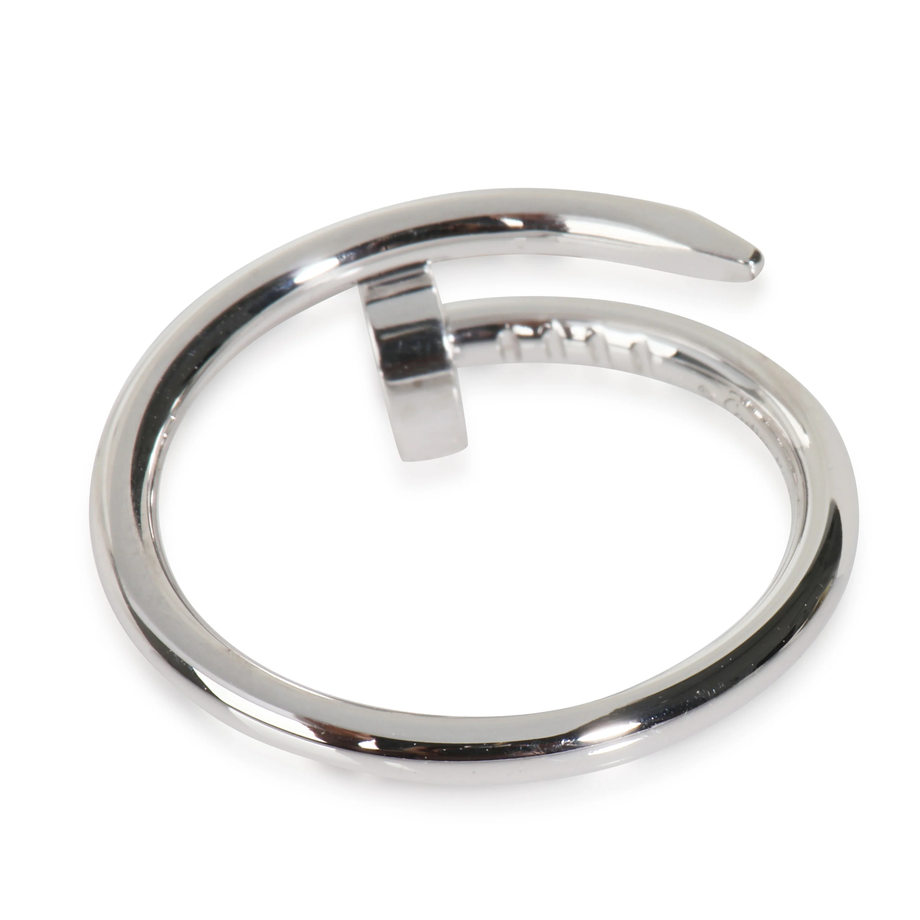 Juste Un Clou Ring, Small Model (White Gold) - Image 3
