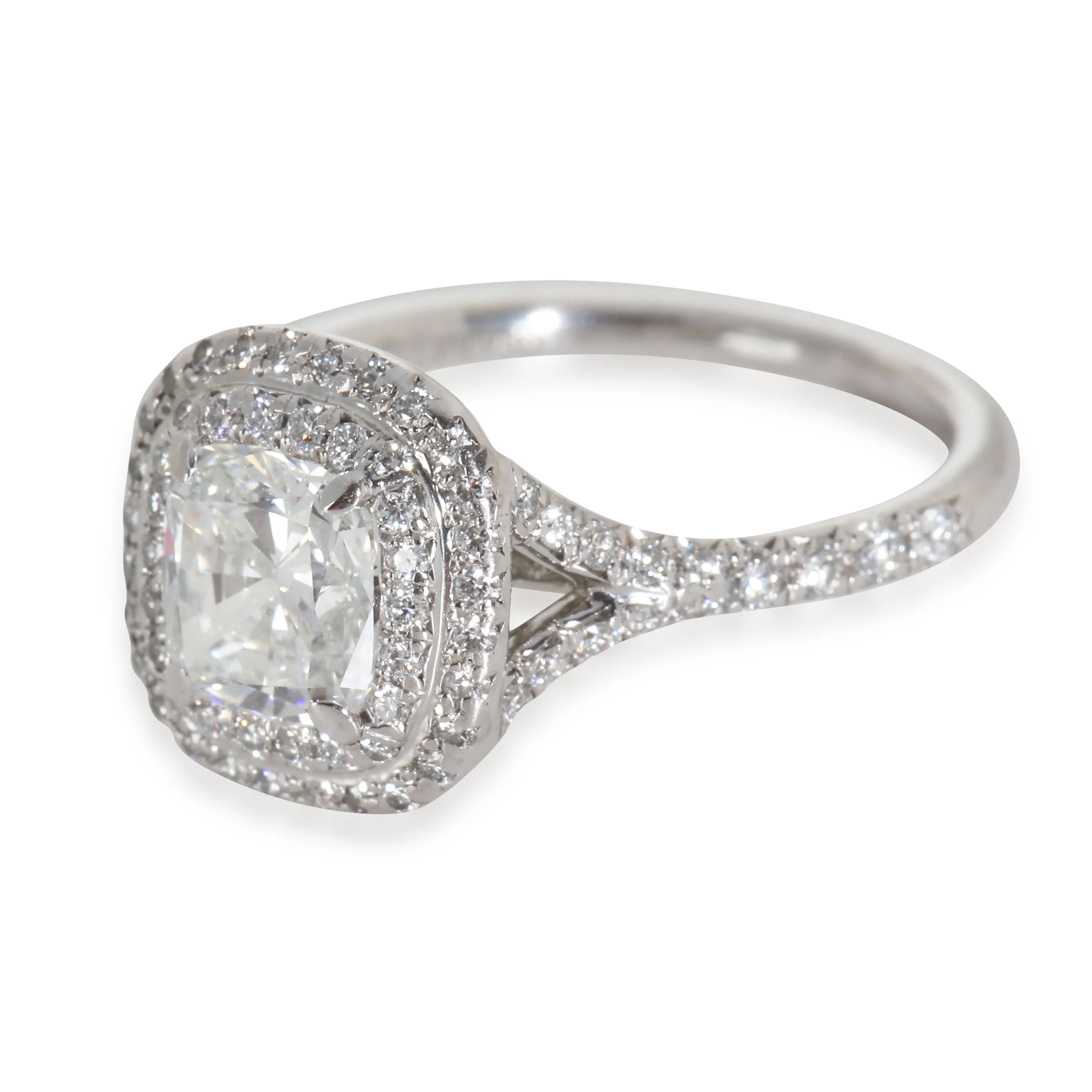 Soleste Engagement Ring in  Platinum F VS1 1.52 CTW - Image 2