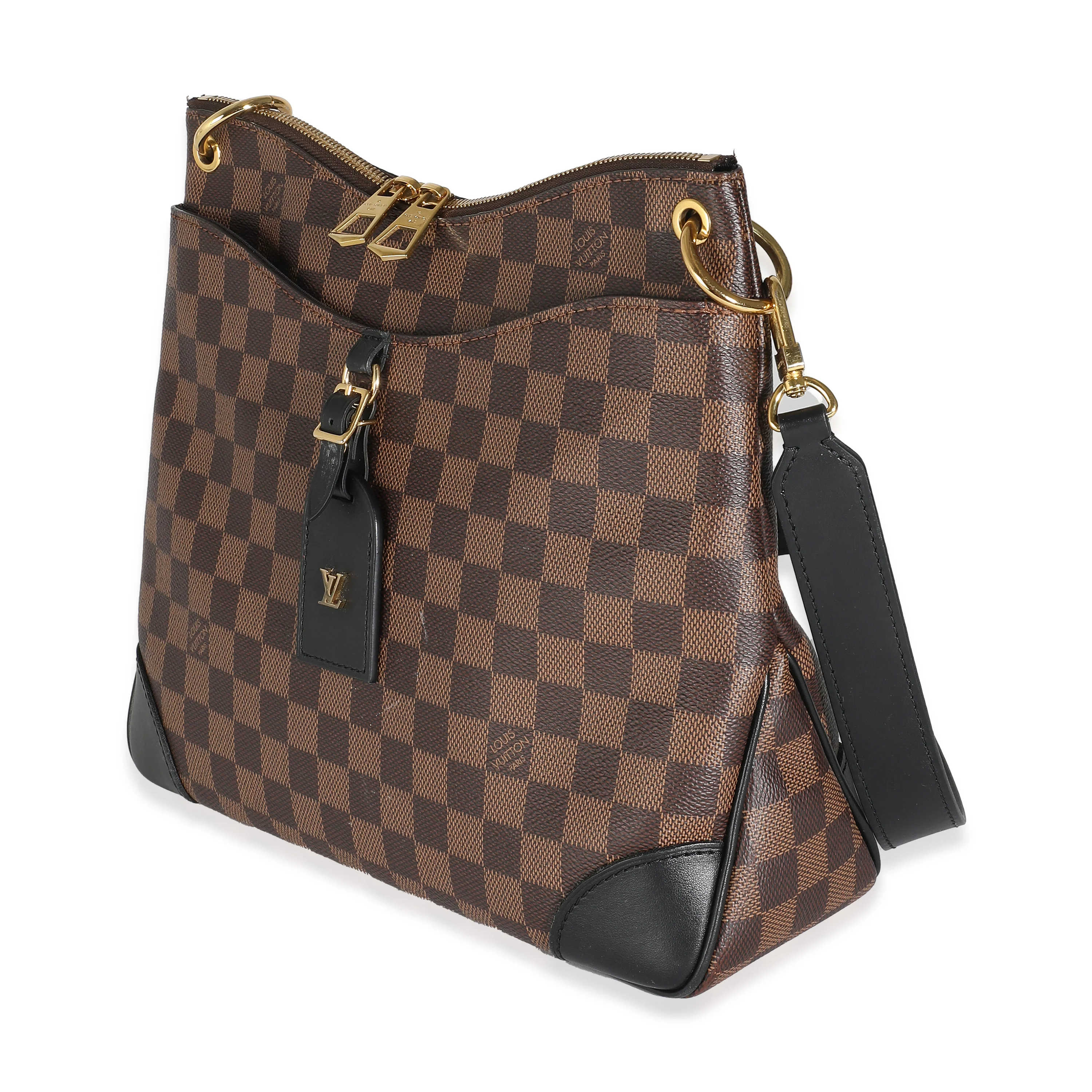 Black Damier Ebene Canvas Odeon PM - Image 2