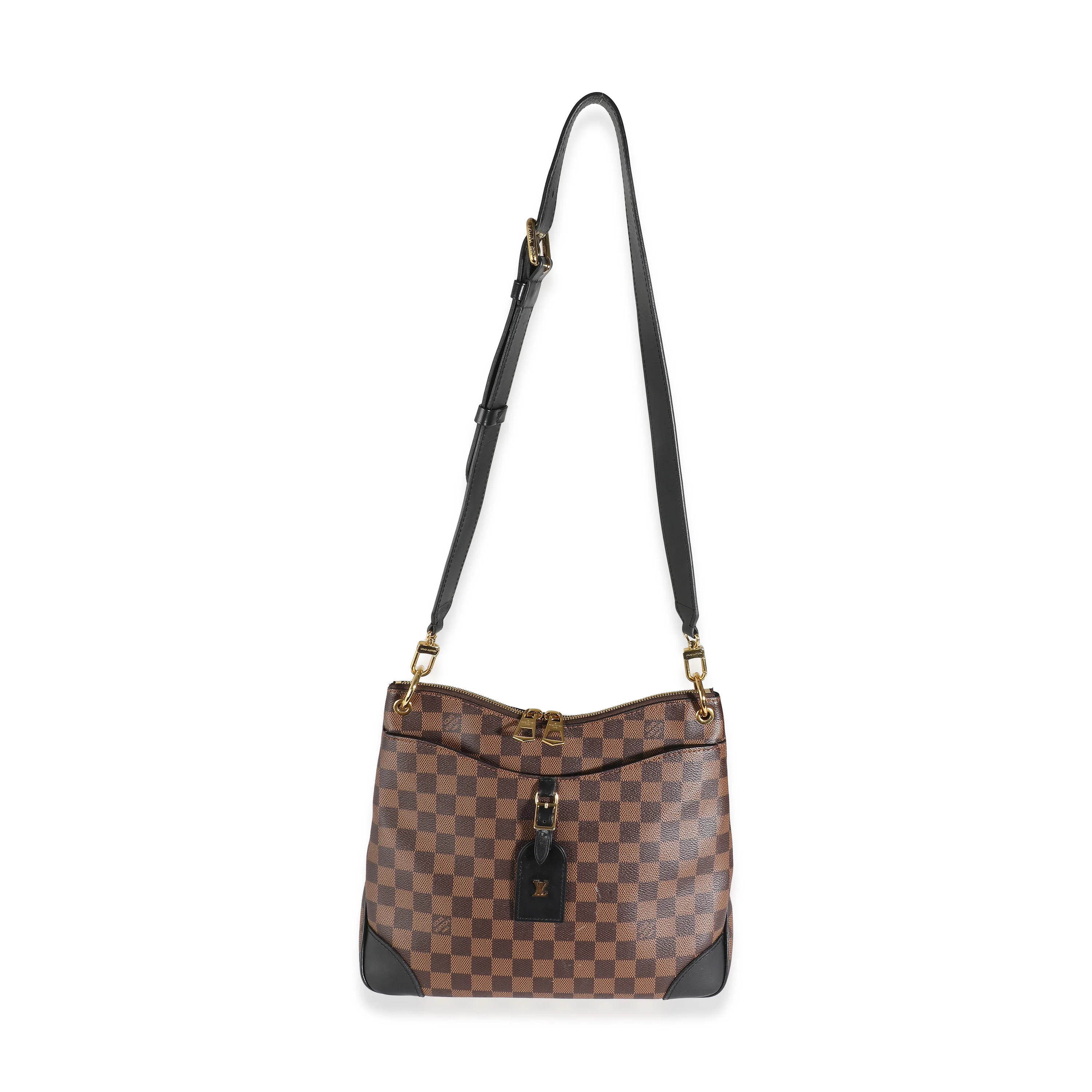 Black Damier Ebene Canvas Odeon PM - Image 8