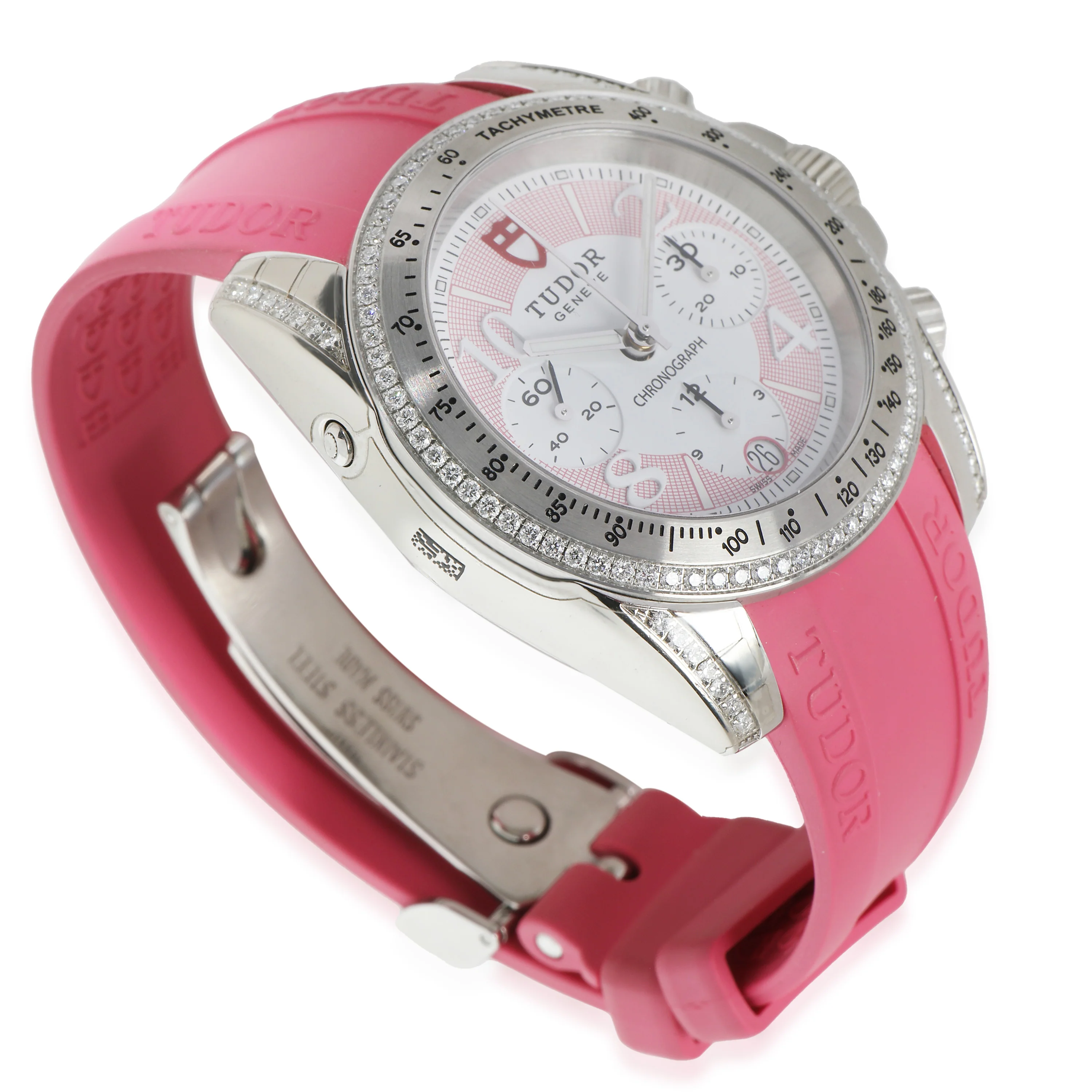 Grantour Chrono 20310 Unisex Watch in Stainless Steel 0.50 CTW - Image 2