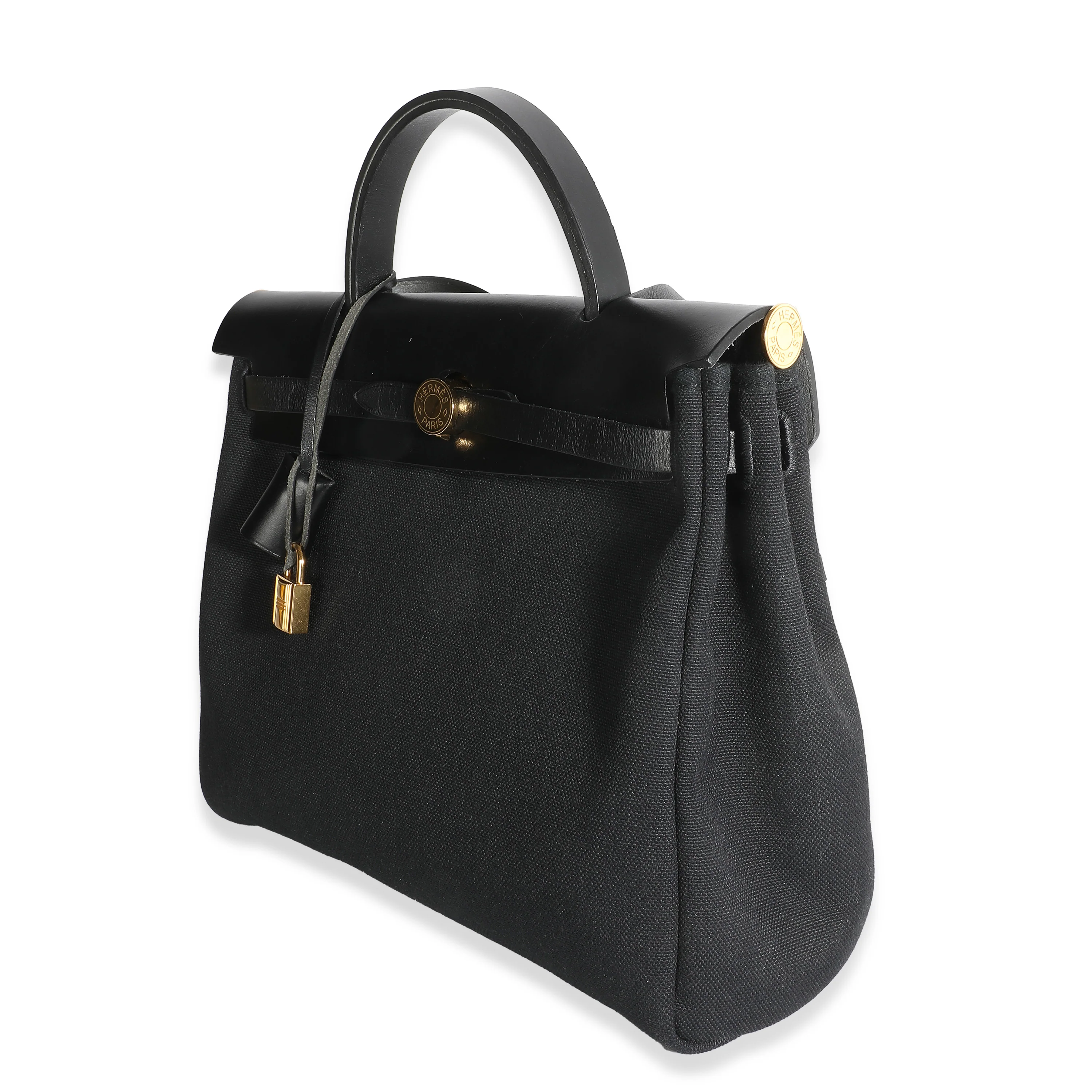 Black Military Toile Vache Hunter Herbag Zip Retourne 31 PM GHW - Image 2