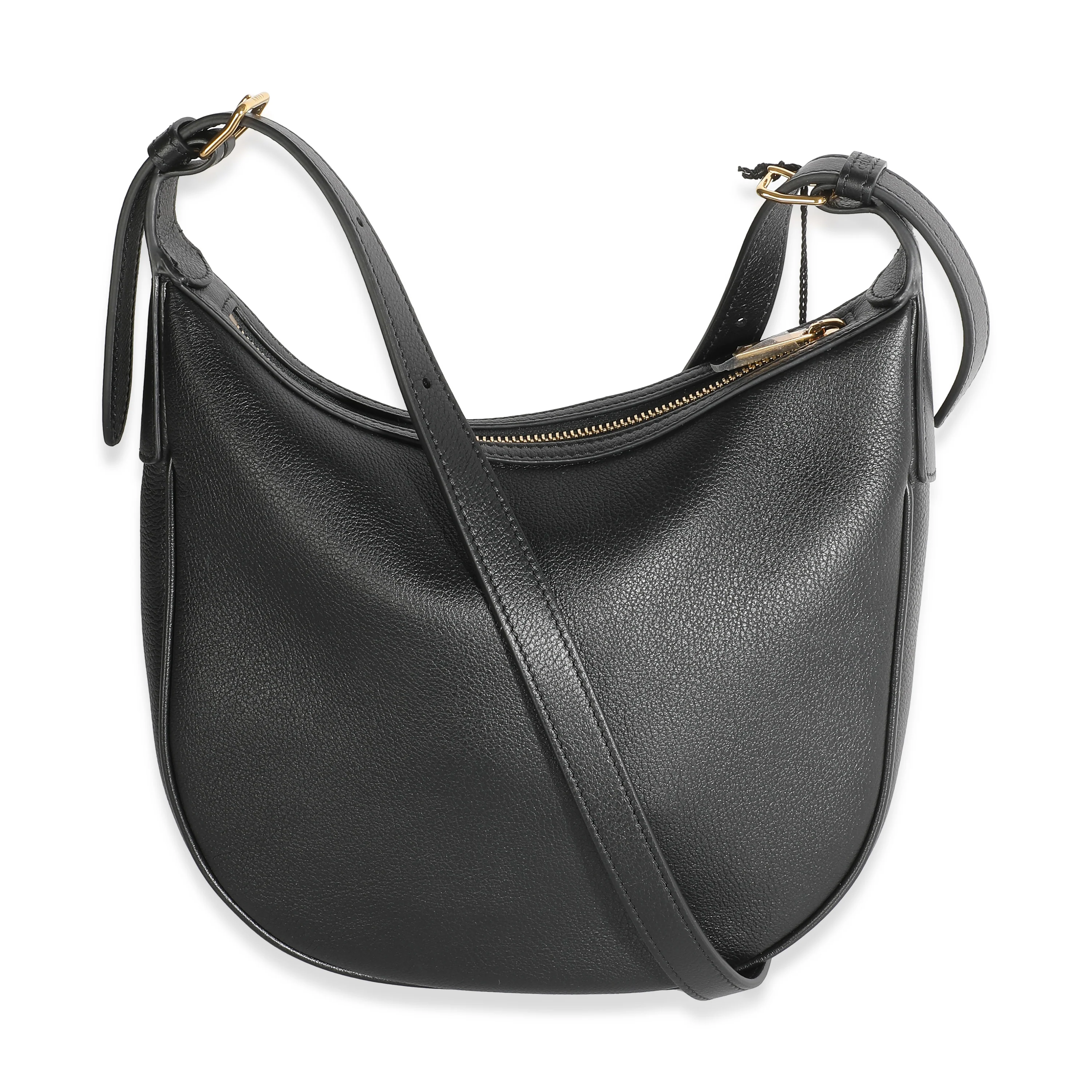 Black Supple Calfskin Triomphe Small Heloise - Image 4