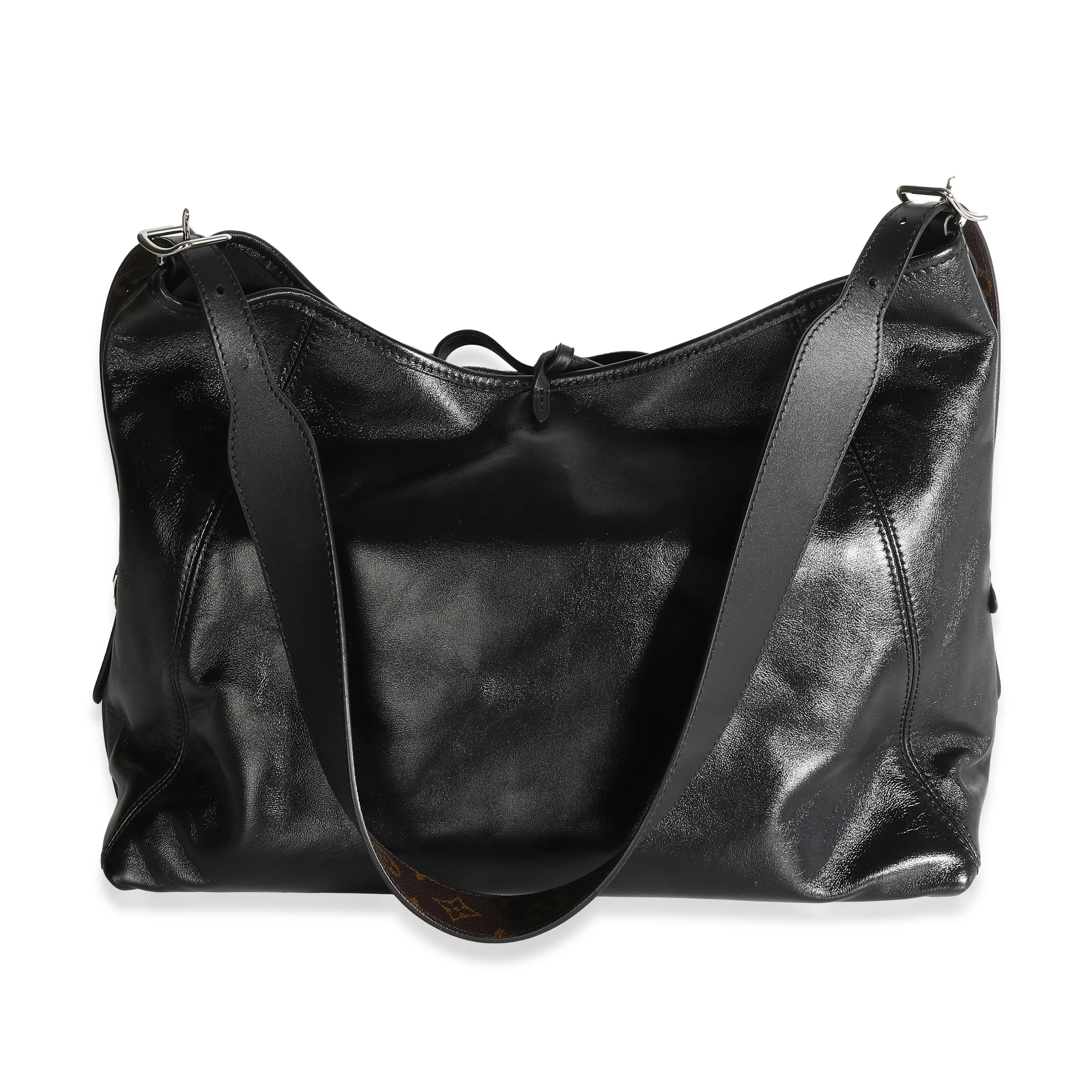 Black Lambskin Carryall MM - Image 4
