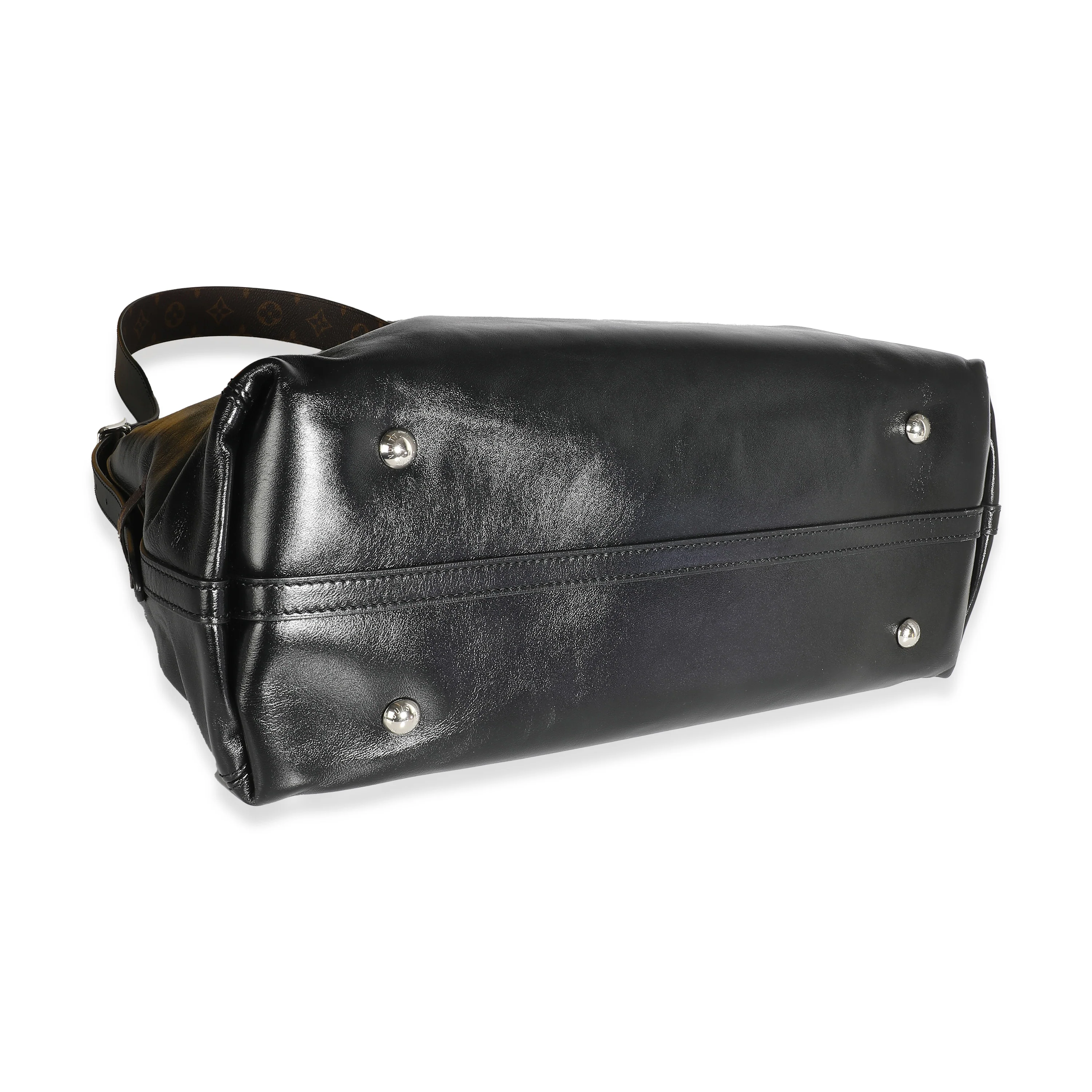 Black Lambskin Carryall MM - Image 6