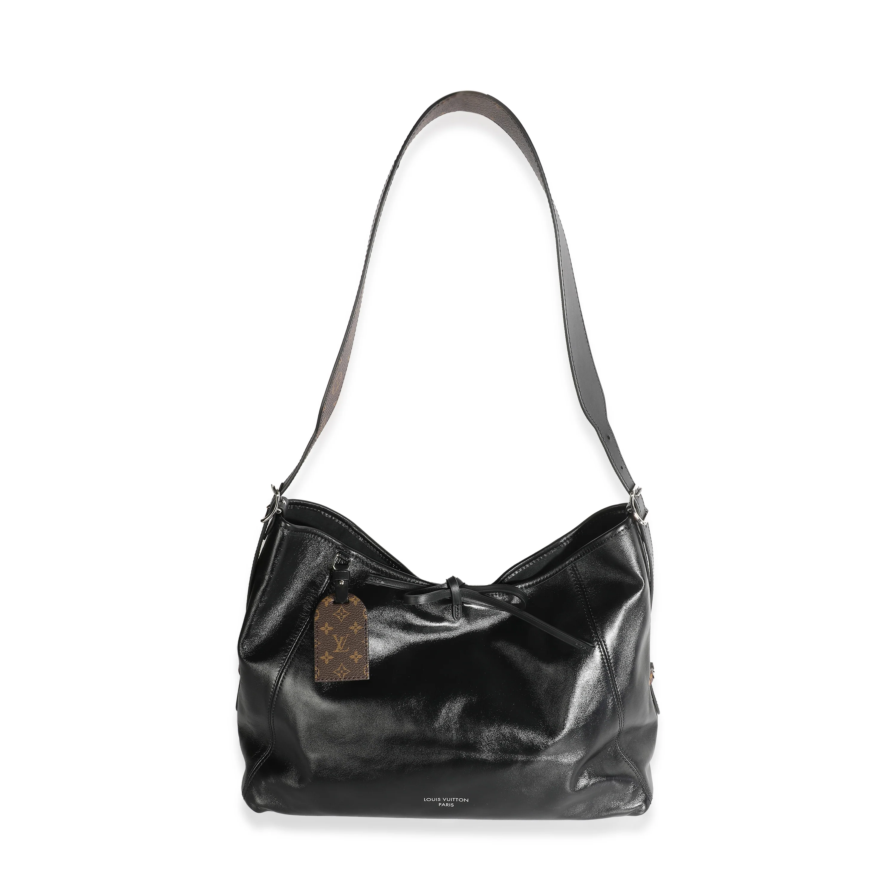 Black Lambskin Carryall MM - Image 8