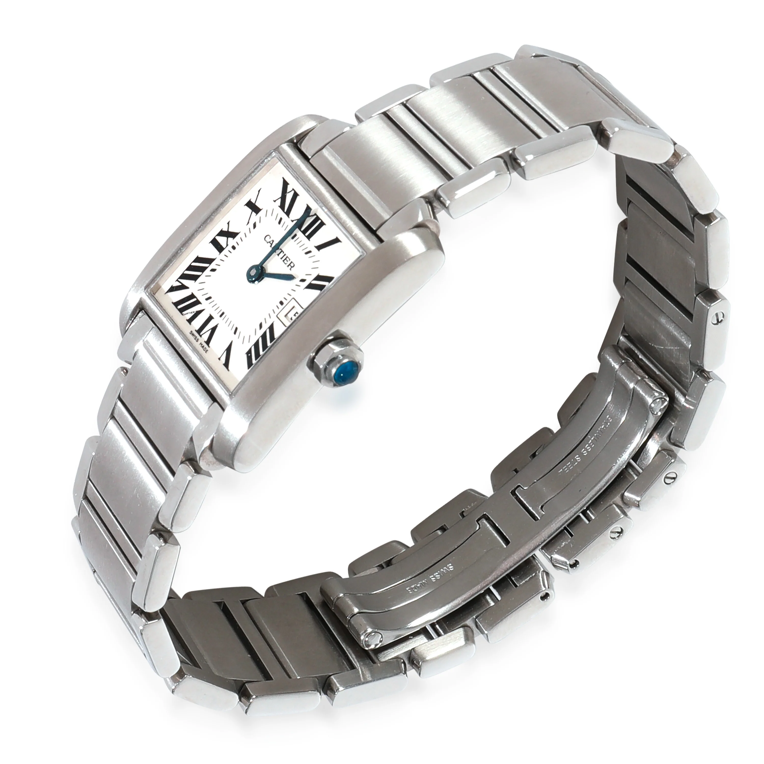 Tank Francaise de Cartier W51011Q3 Womens Watch in  Stainless Steel - Image 3