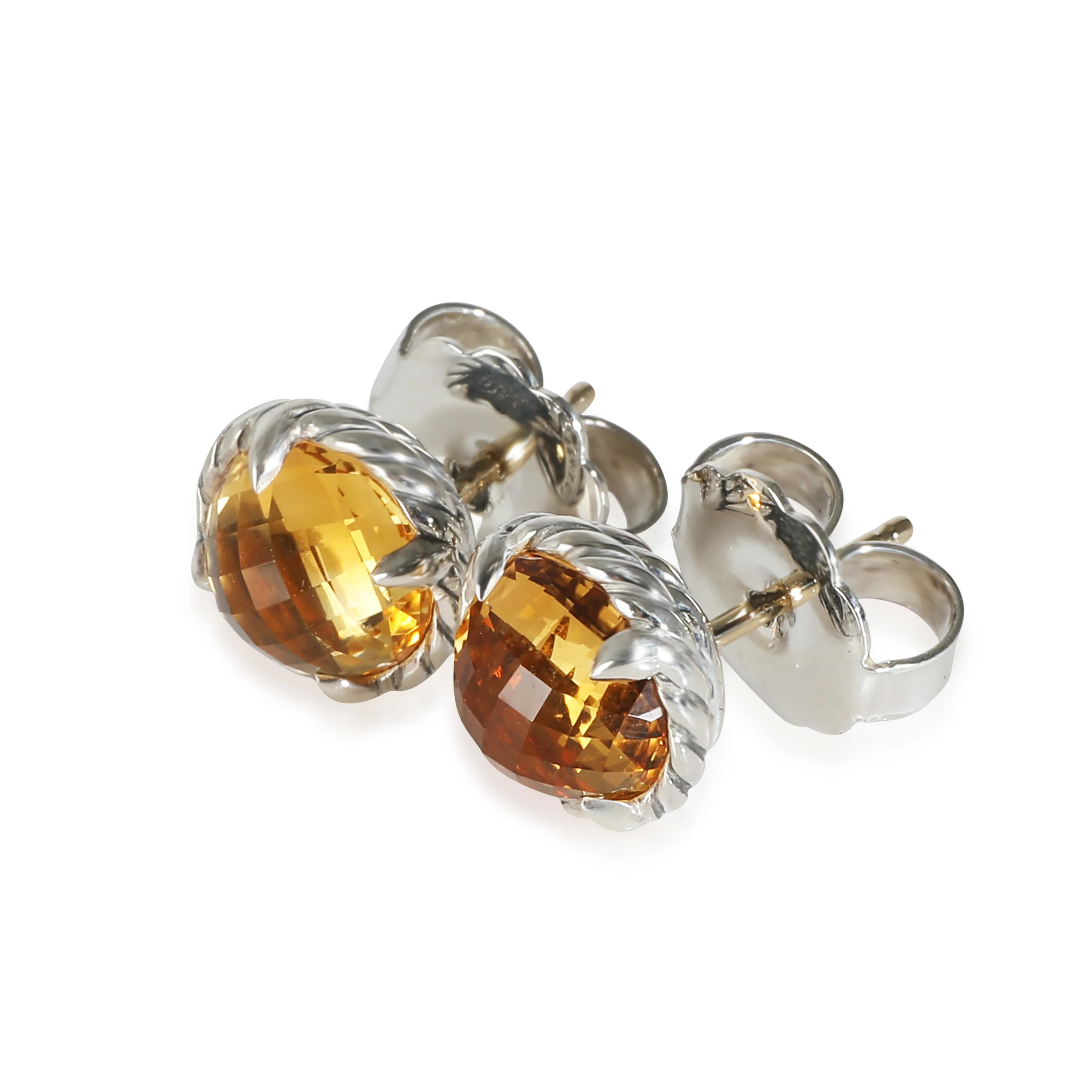 Chatelaine Citrine Earrings in  Sterling Silver - Image 2