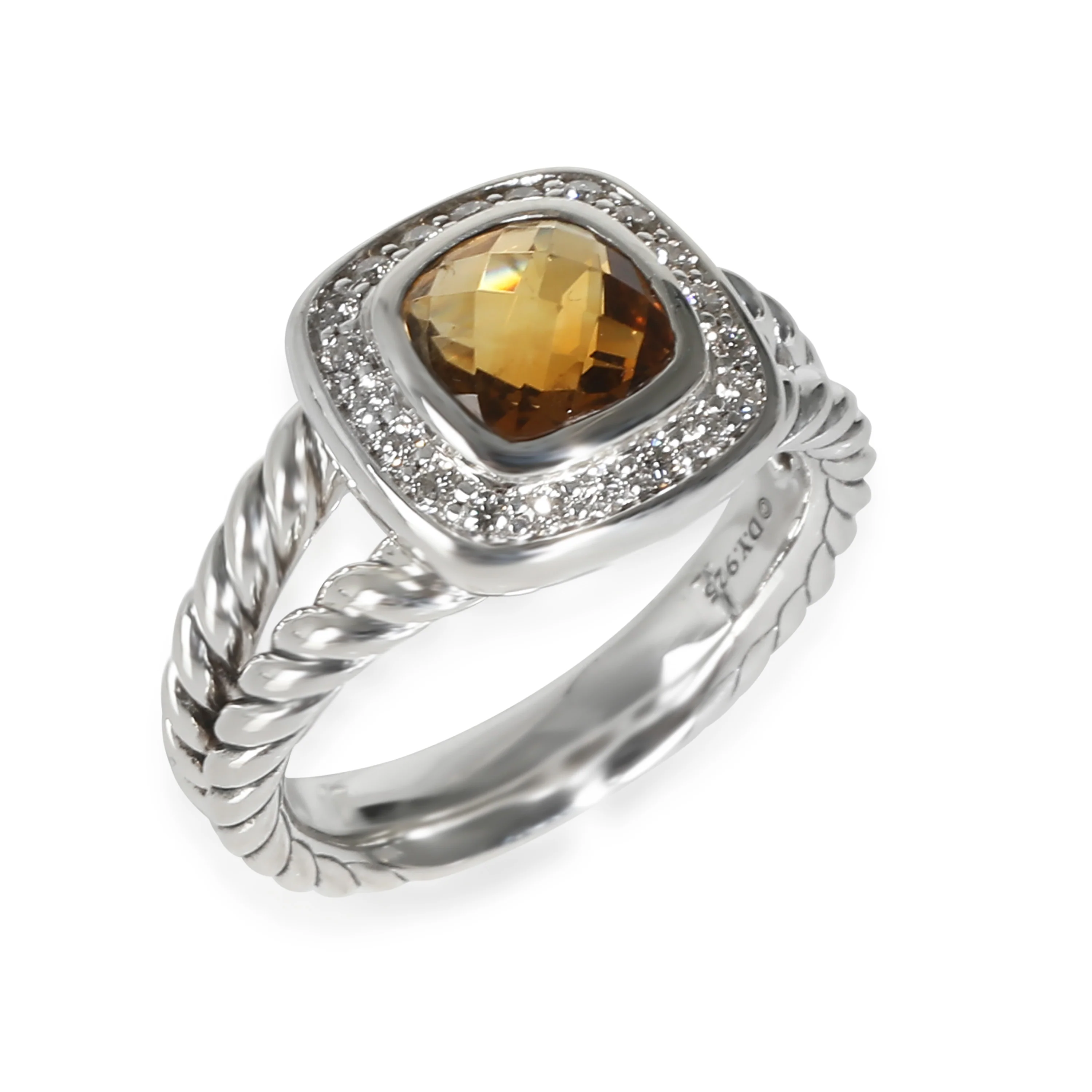 Albion Citrine Ring in Sterling Silver 0.16 CTW - Image 3