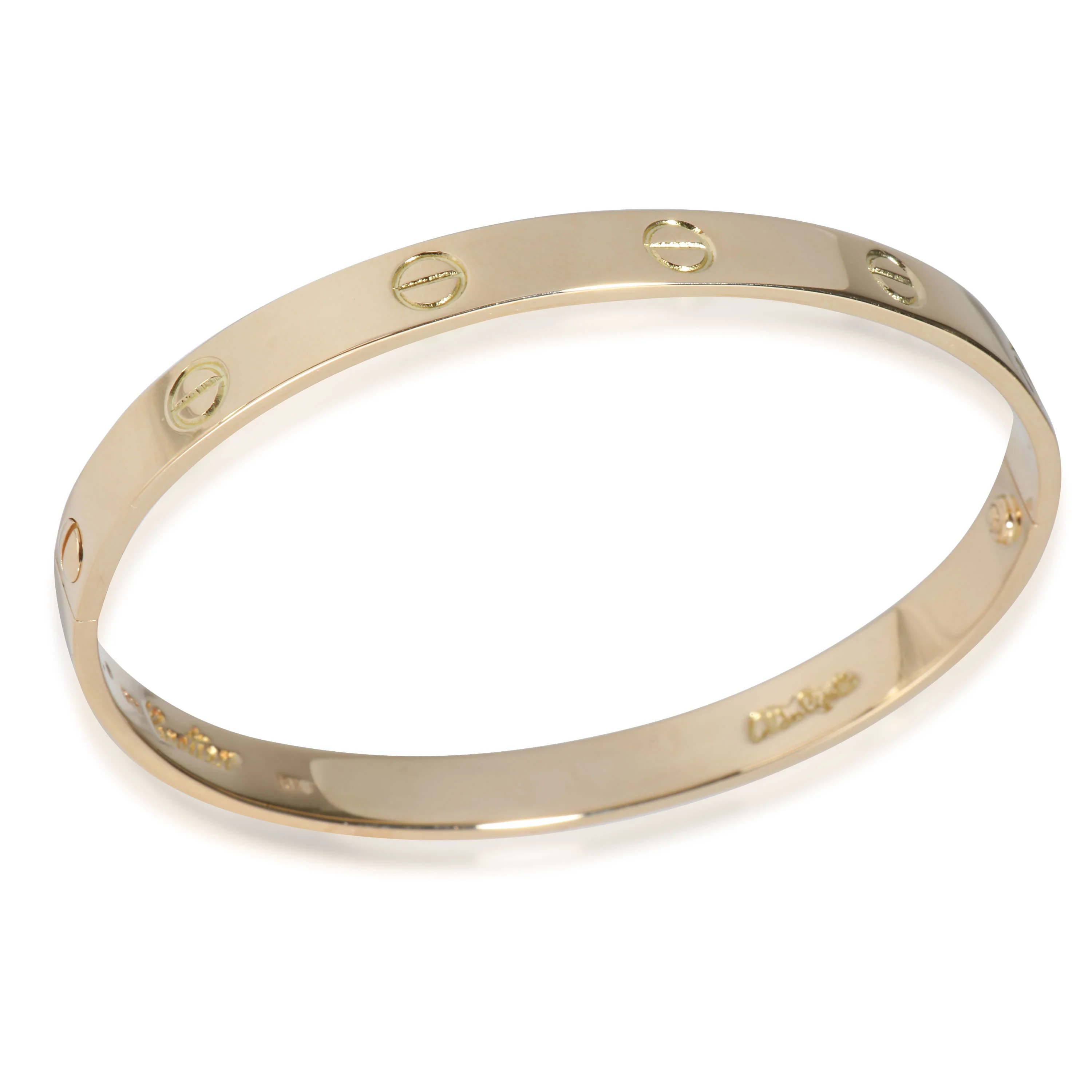 Vintage Aldo Cipullo Love Bracelet (Yellow Gold) - Image 3