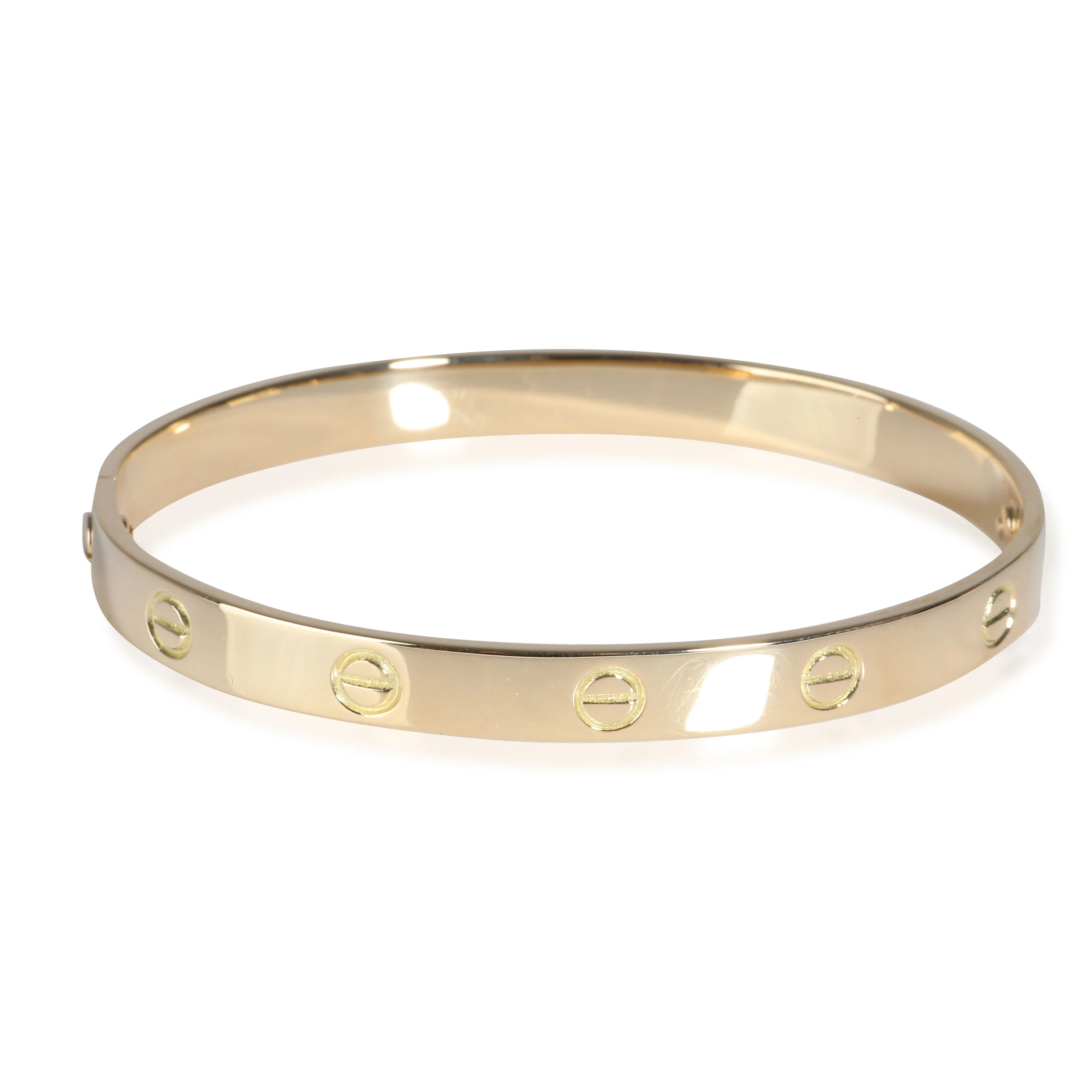 Vintage Aldo Cipullo Love Bracelet (Yellow Gold) - Image 4