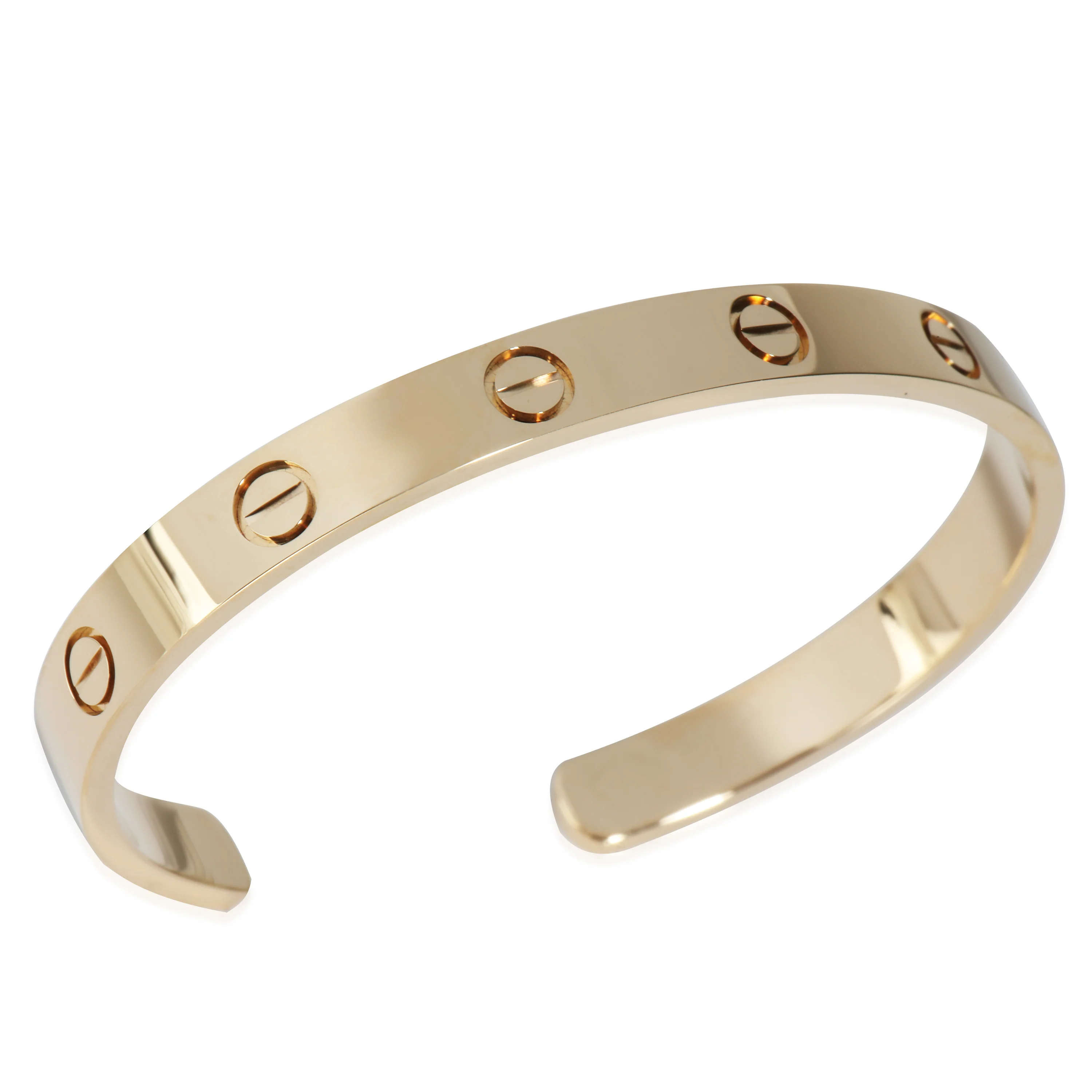 Love Cuff Bracelet (Yellow Gold) - Image 3
