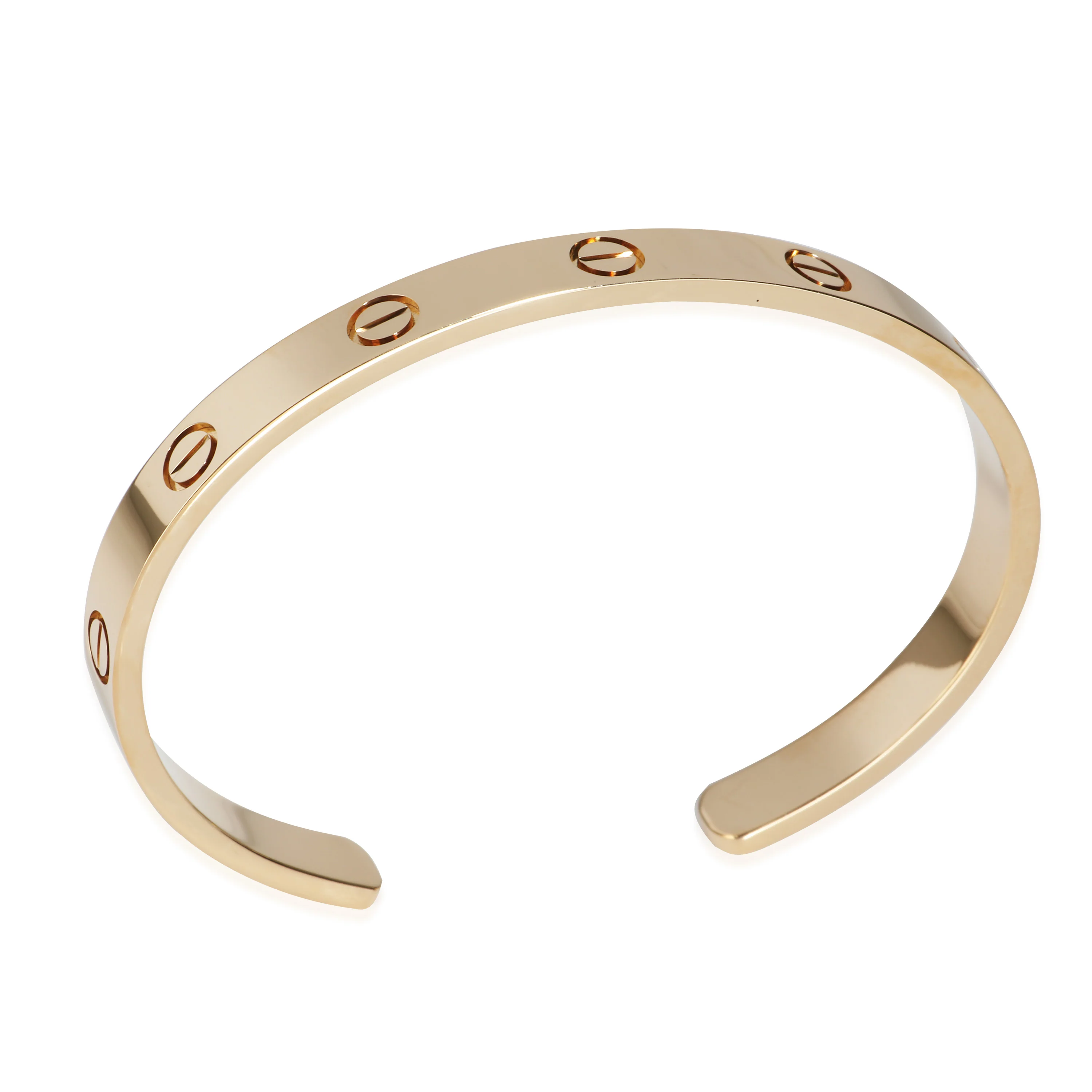 Love Cuff Bracelet (Yellow Gold) - Image 4
