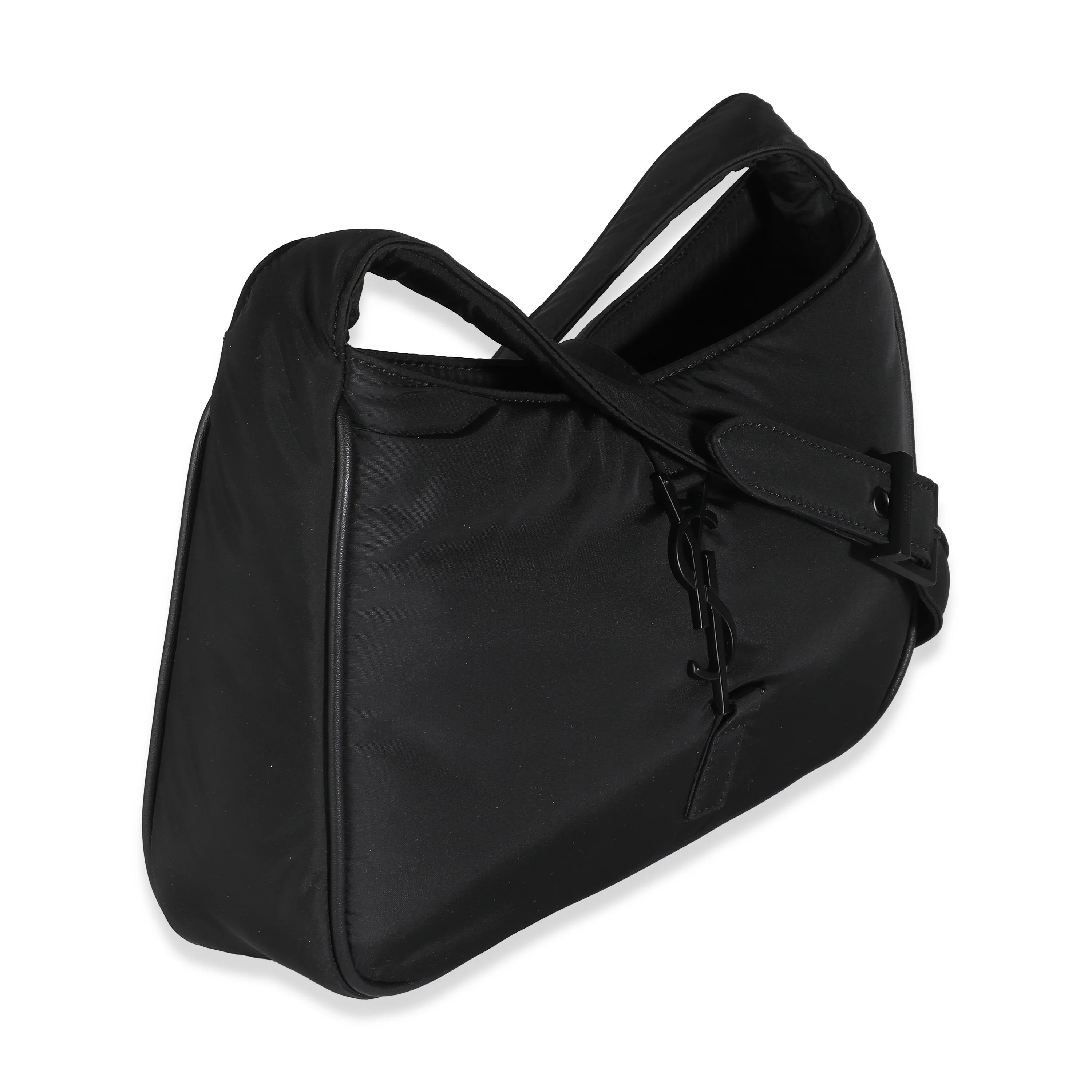 Black Econyl Nylon Le 5 A 7 Hobo - Image 3