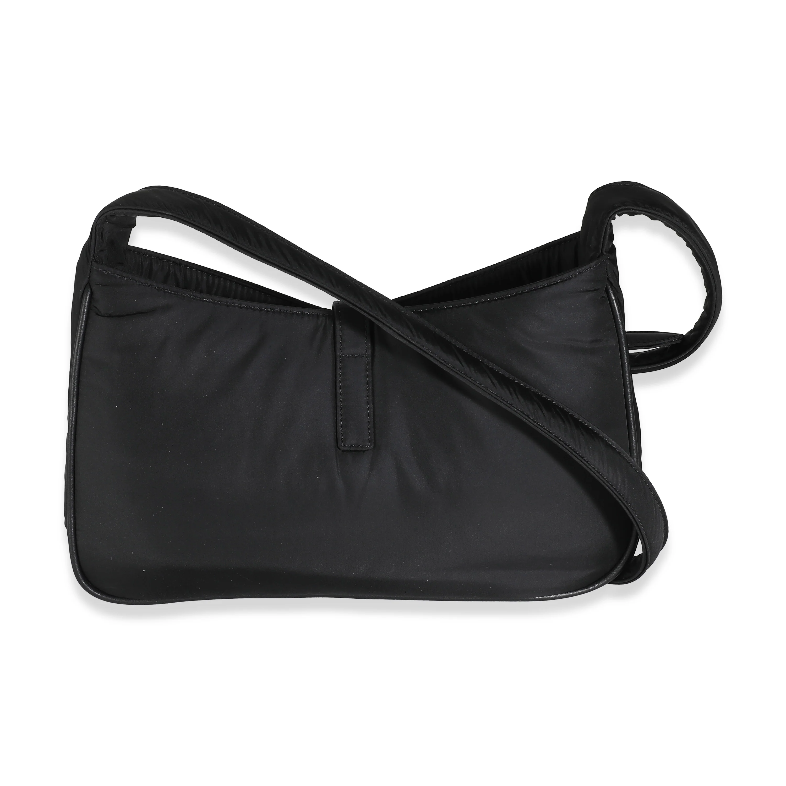 Black Econyl Nylon Le 5 A 7 Hobo - Image 4